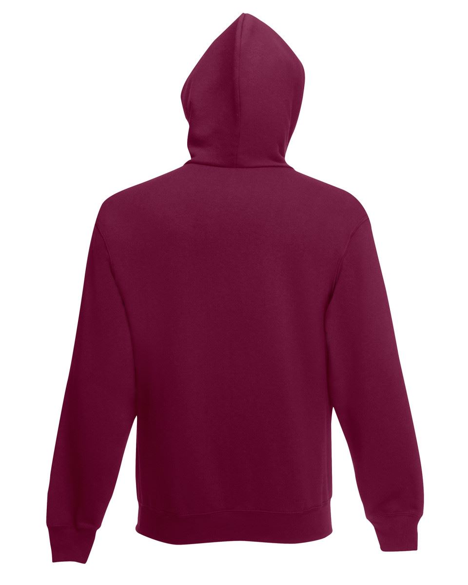 Fruit of the Loom HOODIE Sweatshirt Hoody Jumper Plain Top Sweater Hooded