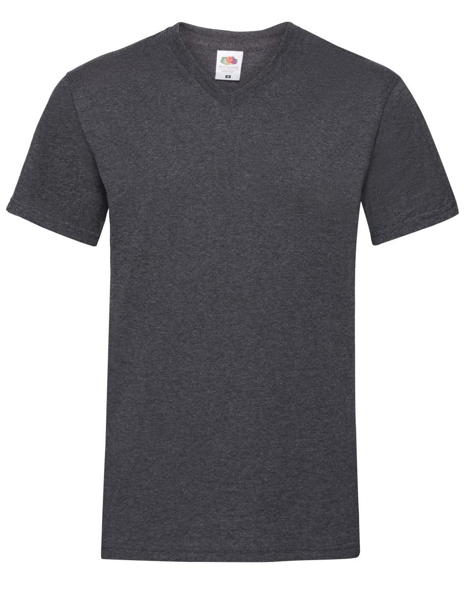 3 PACK Fruit Of The Loom V-NECK T-SHIRT PLAIN TOP COTTON LYCRA SIZES MEN OFFER