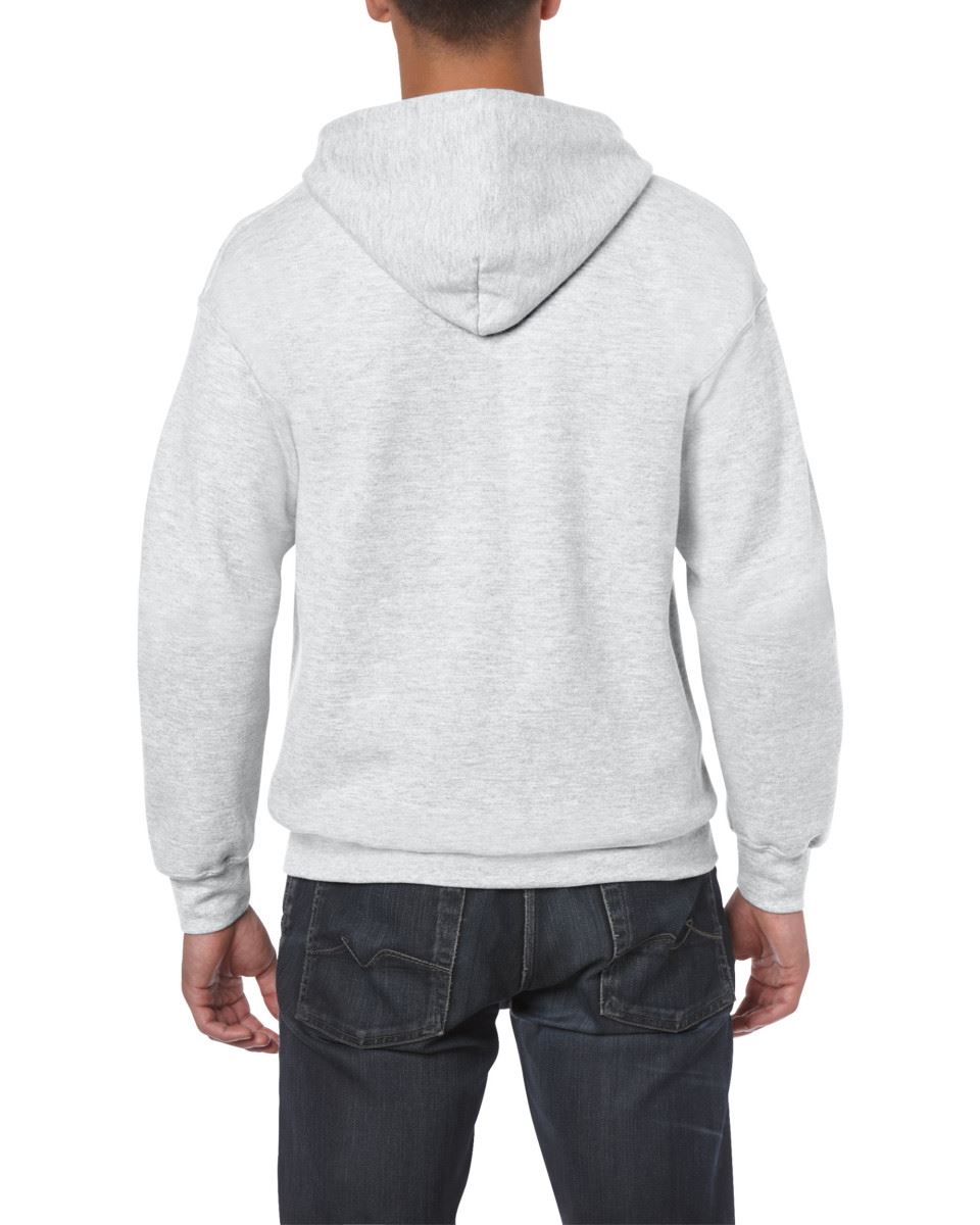 Gildan Mens Heavy Blend Adult Full Zip Hooded Zipped Hooded Sweatshirts Hoodies