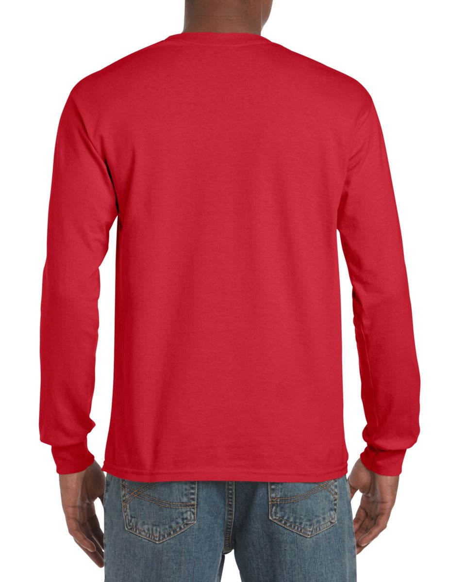 3 Pack Gildan Mens Ultra Cotton Adult Long Sleeve Plain T Shirt Cotton Tee Shirt