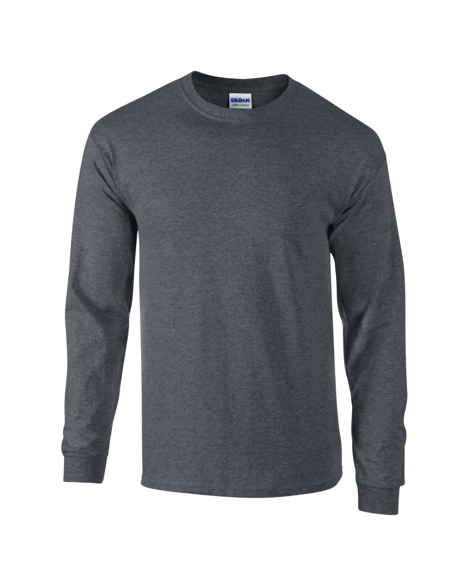 3 Pack Gildan Mens Ultra Cotton Adult Long Sleeve Plain T Shirt Cotton Tee Shirt