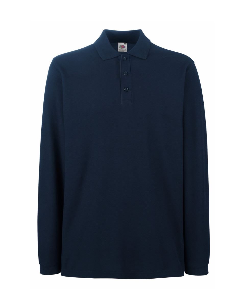 Fruit Of The Loom Mens Premium Plain Cadat collar Polo Shirts T-shirt