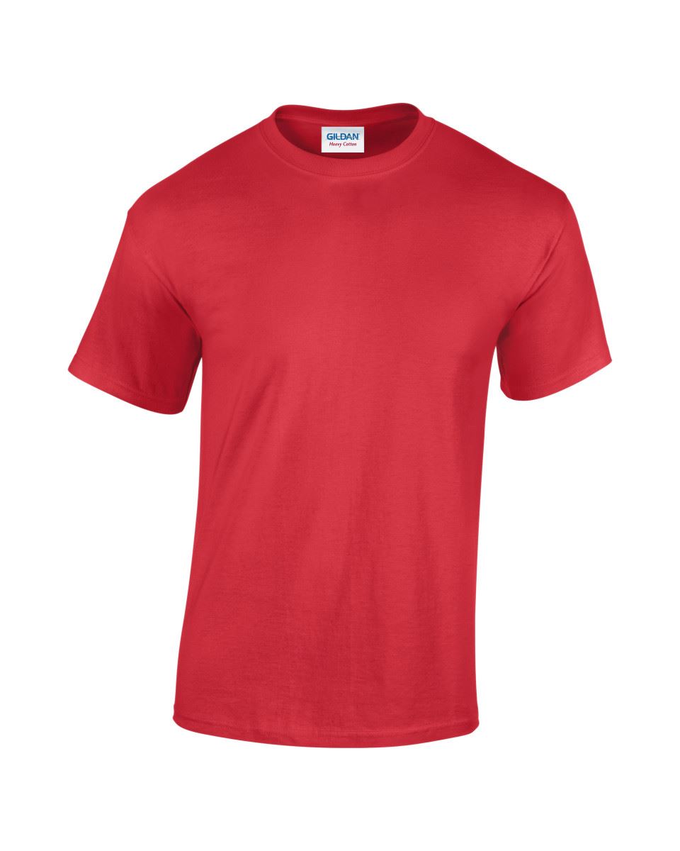 Gildan Mens Womens Heavy Cotton Plain T-Shirt Tee T Shirt Short 50 COLOURS
