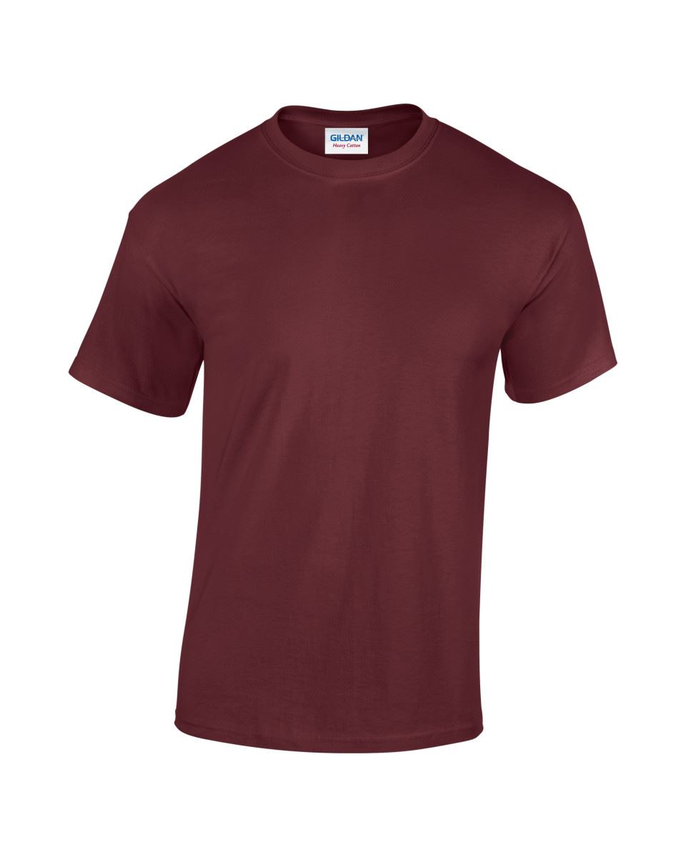 Gildan Mens Womens Heavy Cotton Plain T-Shirt Tee T Shirt Short 50 COLOURS