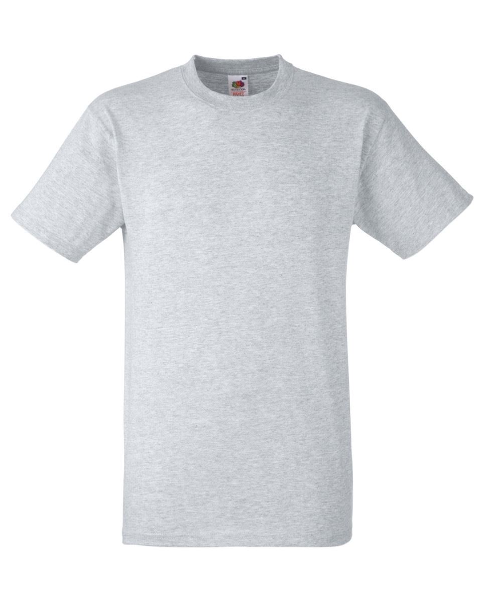 3 Pack Fruit of the Loom Heavy Cotton Plain T-shirts Blank Short Sleeve Tee Top