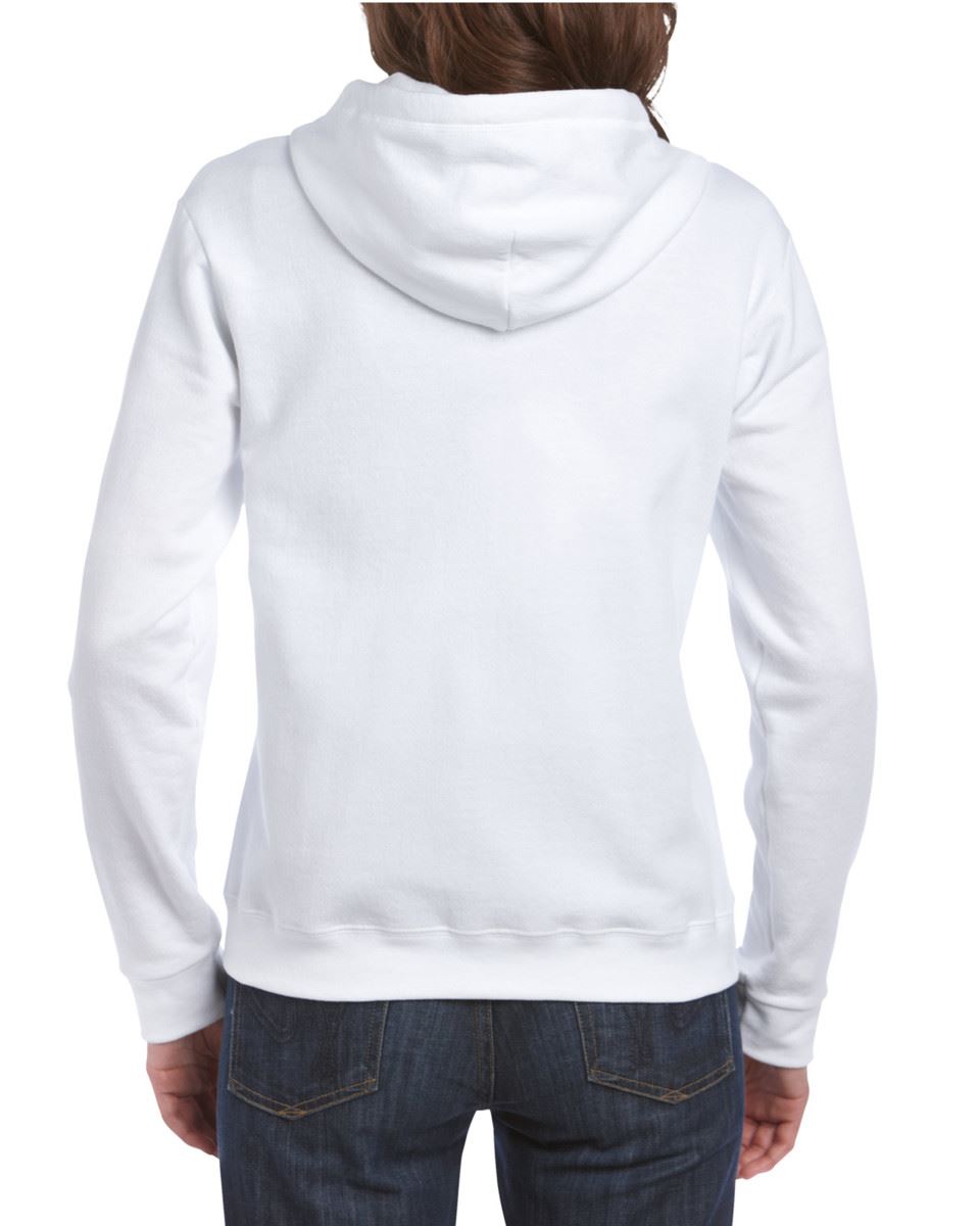 Gildan Heavy Blend Ladies/' Fulll Zip Hood Sweat Zipped Hooded Sweatshirts Plain