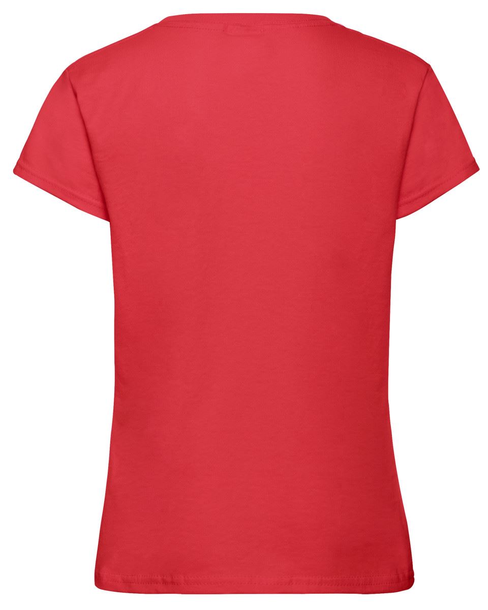 Fruit Of The Loom Girls Sofspun Tshirt Casual Round Neck Plain Soft Cotton Tee