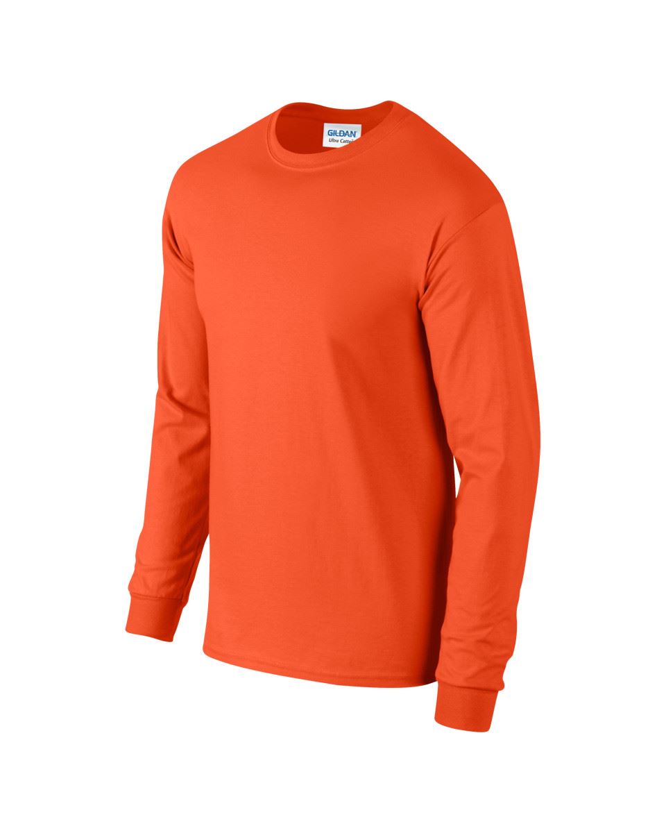 3 Pack Gildan Mens Ultra Cotton Adult Long Sleeve Plain T Shirt Cotton Tee Shirt