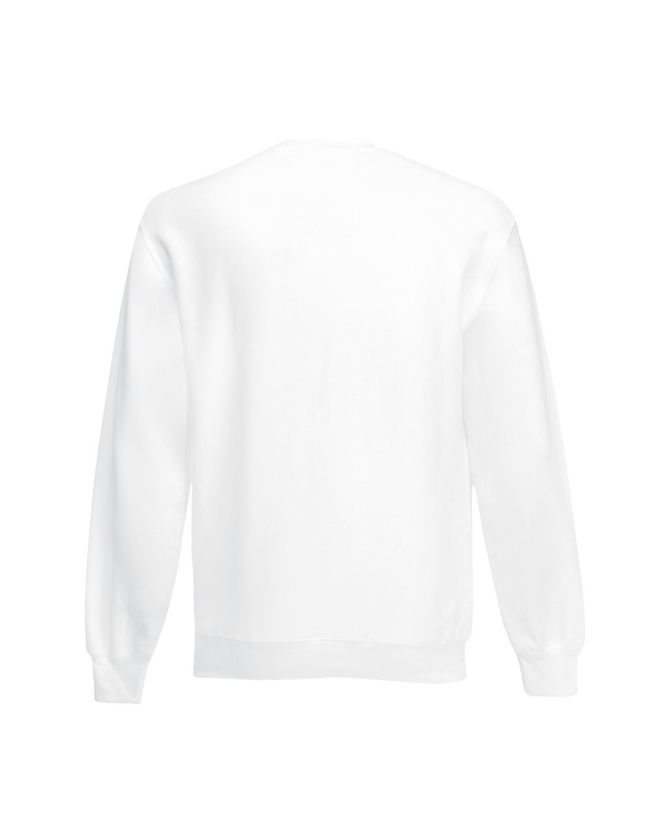 fruit of the loom long sleeve crew neck cropped sweatshirt