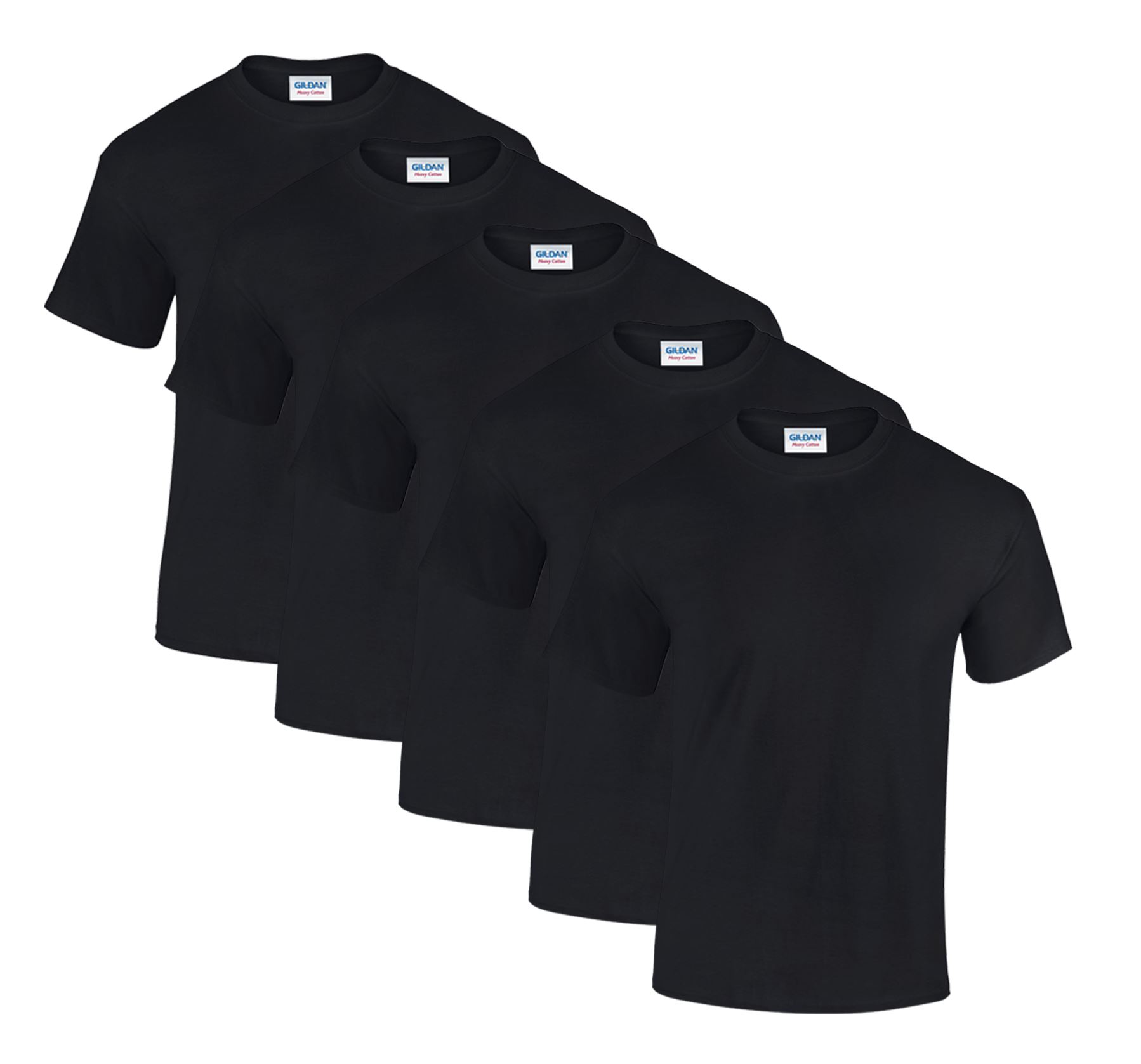 5 Pack Plain Gildan Mens T-Shirt Heavy Cotton Short Sleeve Plain Tee T Shirt 5 Pack Plain Gildan Mens T-Shirt Heavy Cotton Short Sleeve Plain Tee T Shirt