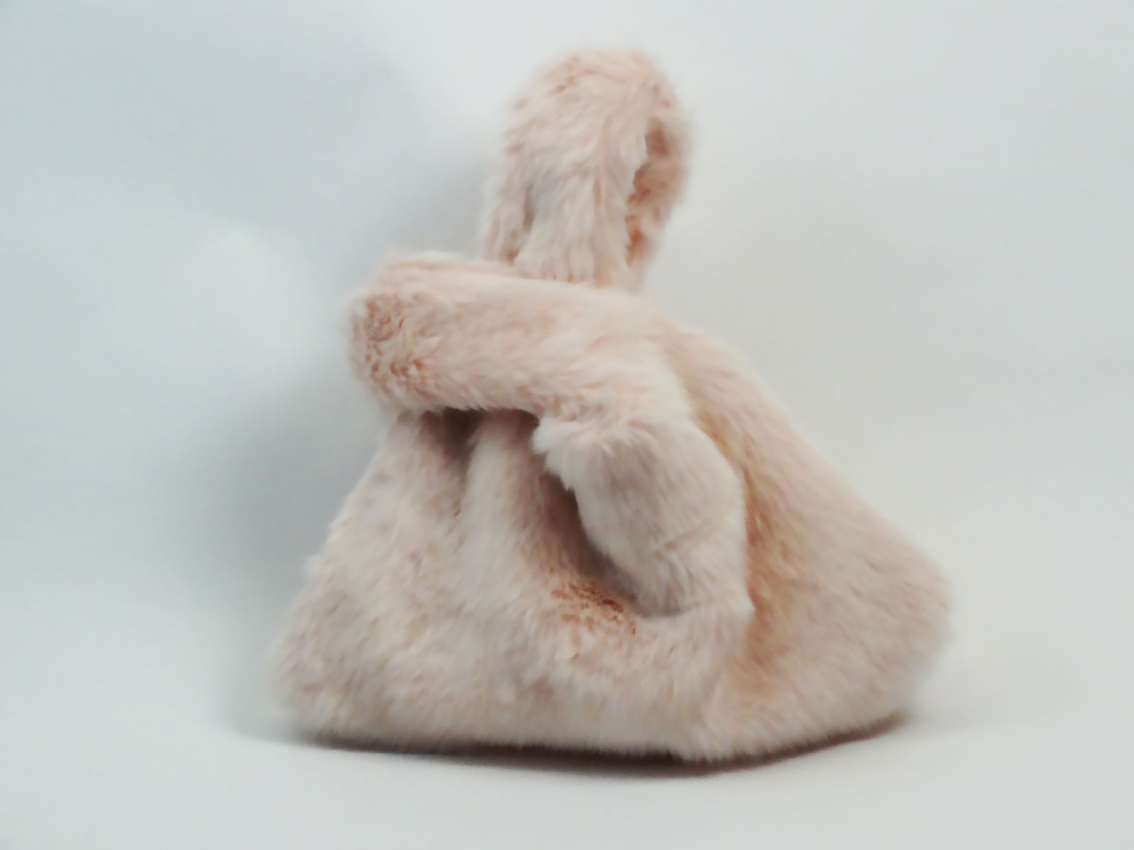 Cross Body Shearling Womens Ladies Faux Rabbit Fur Handbag Purse Tote