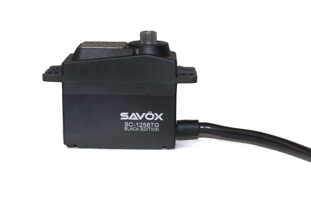 SC1258TG-BE Savox Black Edition Standard Size Coreless Digital Servo .08//166