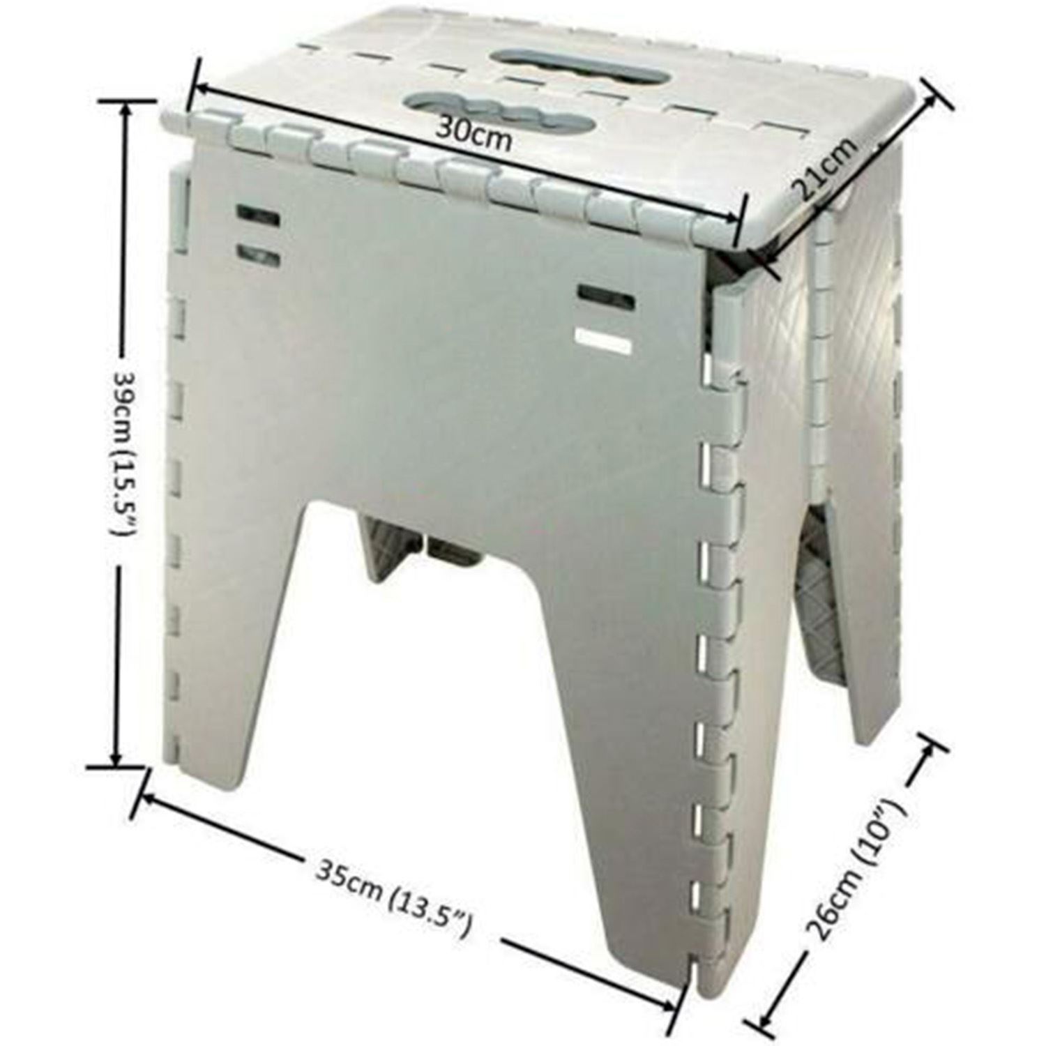Small//Large Plastic Folding Step Stool Foldable Multi Purpose Dual Step Stool