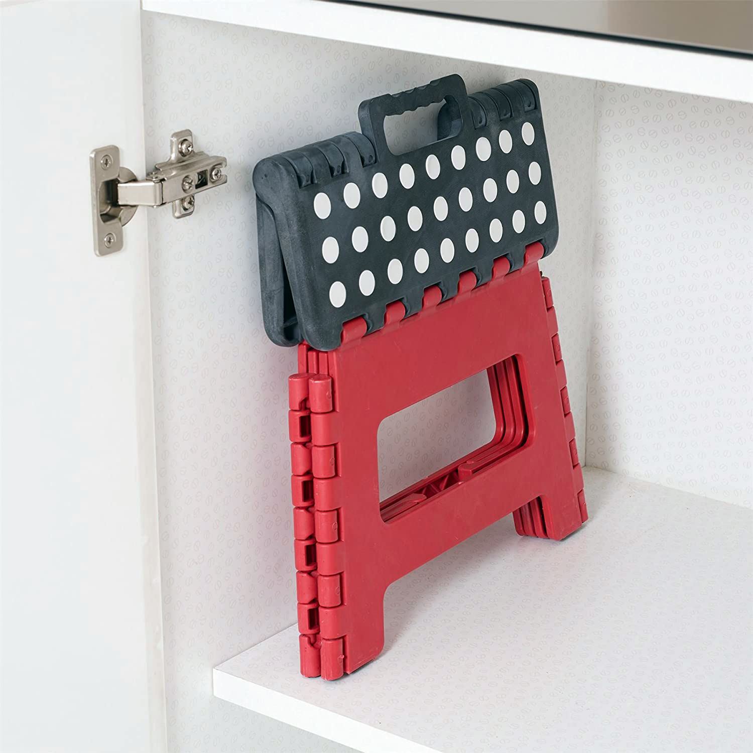 Small//Large Plastic Folding Step Stool Foldable Multi Purpose Dual Step Stool