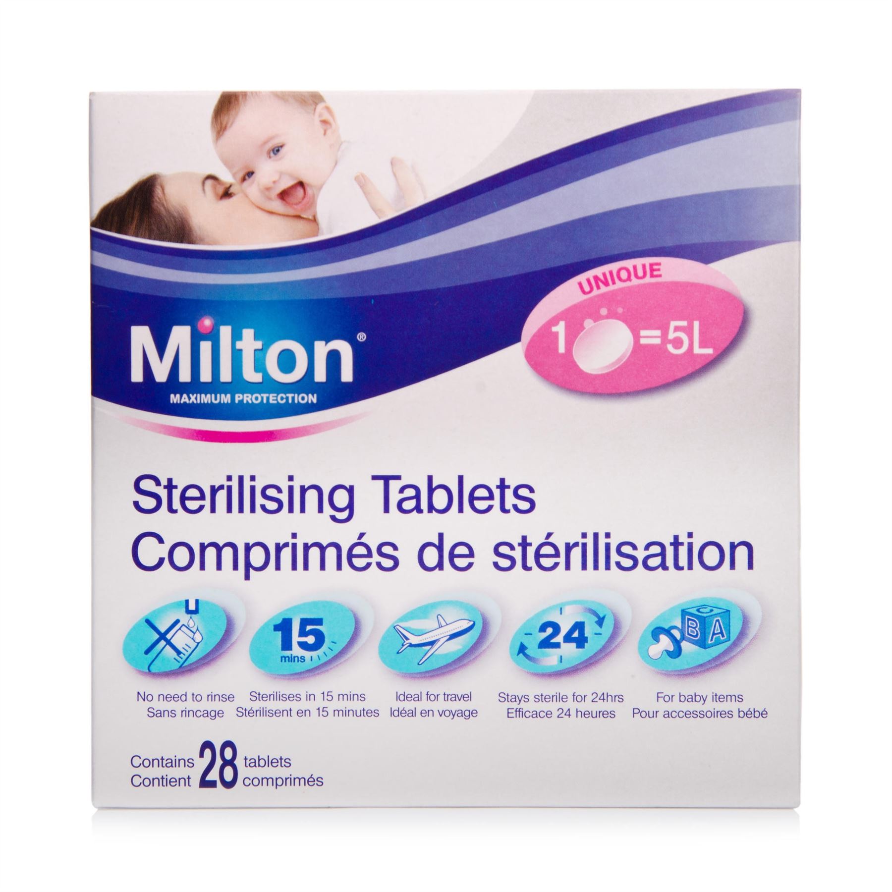 Milton Sterilising Tablets 28 tablets 1 2 3 6 12 Packs
