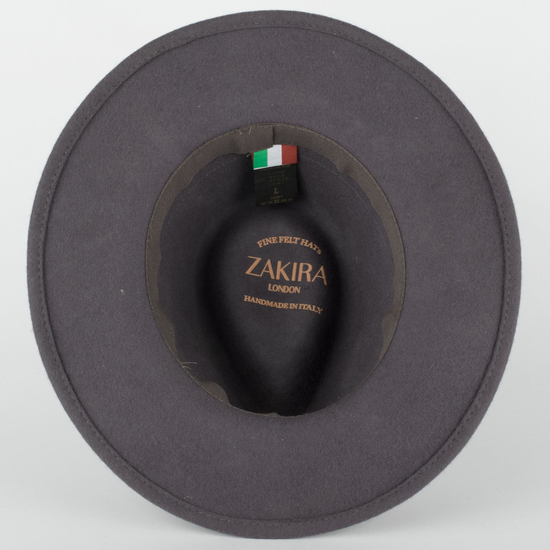100/% Wool Fedora Hat Handmade in Italy