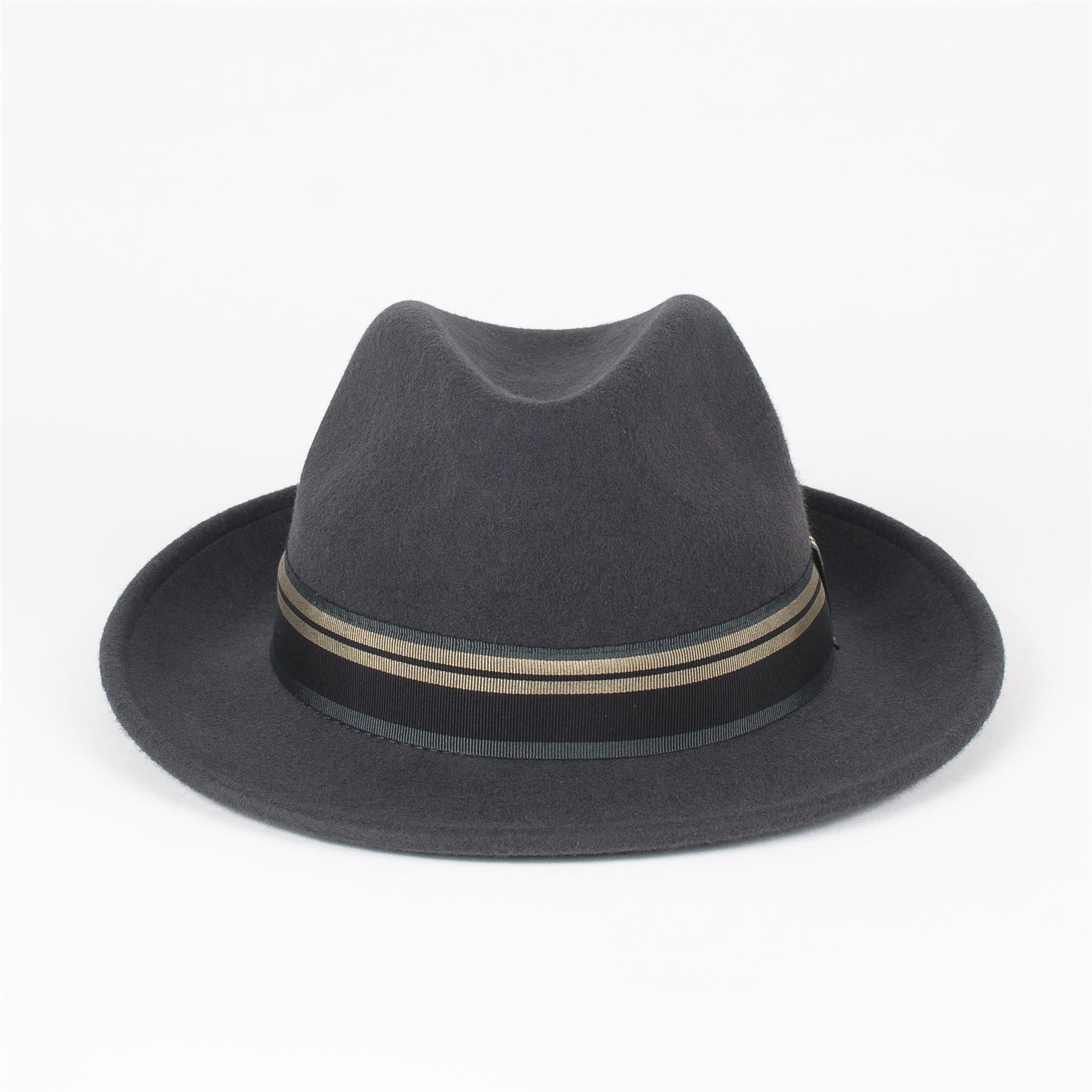 Stylish 100/% Wool Fedora Hat Waterproof /& Crushable Handmade in Italy