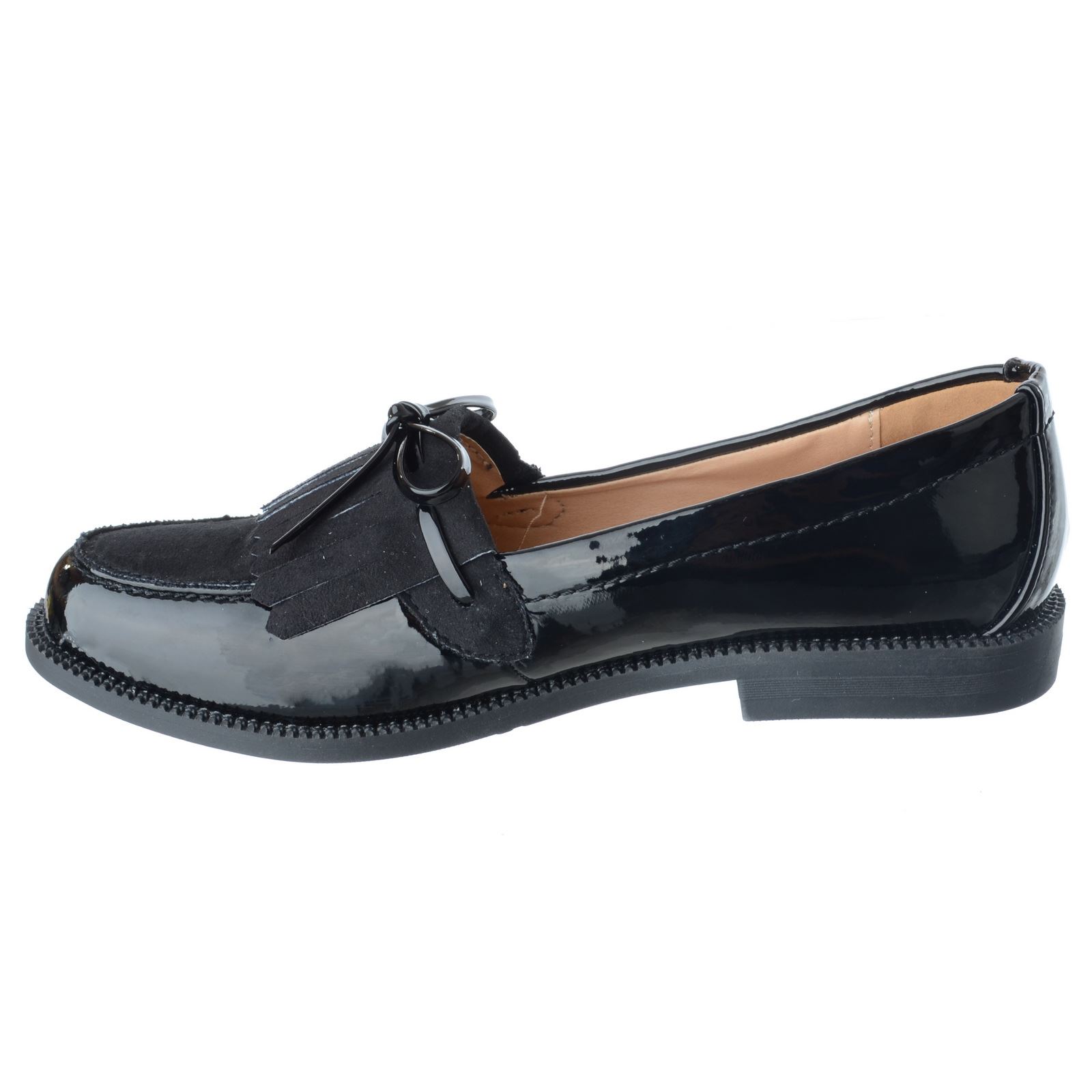 LADIES WOMENS NEW CLASSIC FRINGE LOAFERS FLAT OFFICE SHOES PUMPS BROGUES SIZE