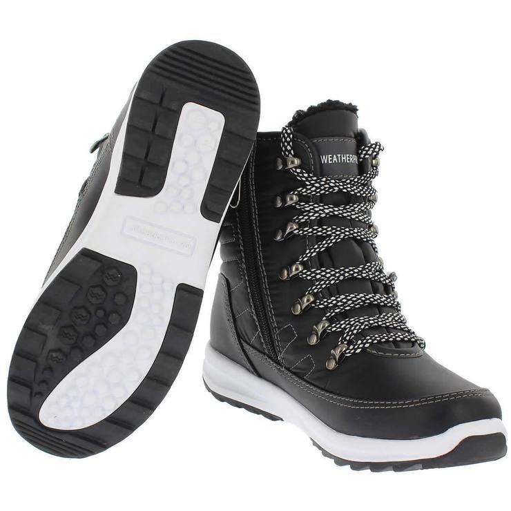 Alexa Weatherproof Ladies Hi-Top Trainers Boots Water Repellent Zip Walking