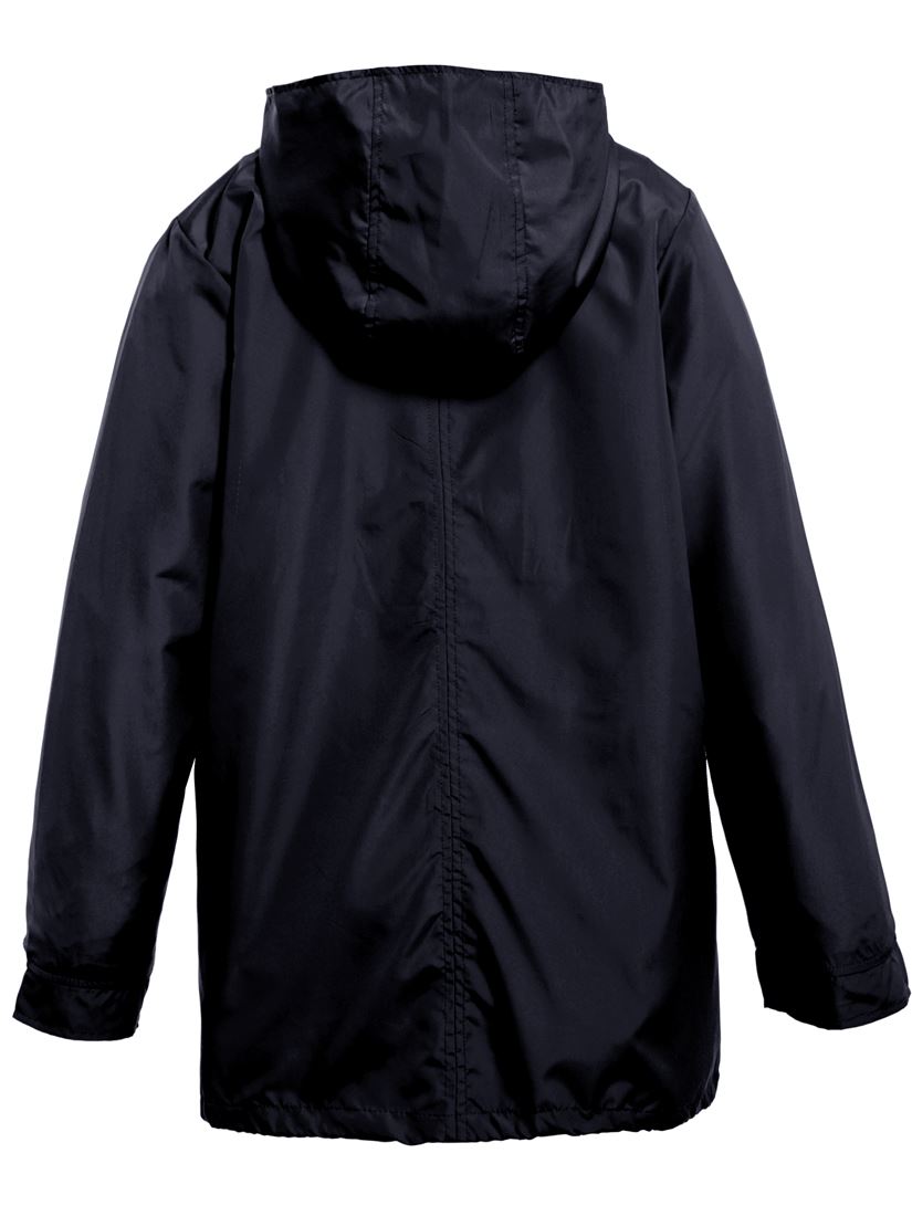 Womens Rain Mac Showerproof Raincoat Jacket Sizes 8 10 12 14 16 Navy Yellow Coat