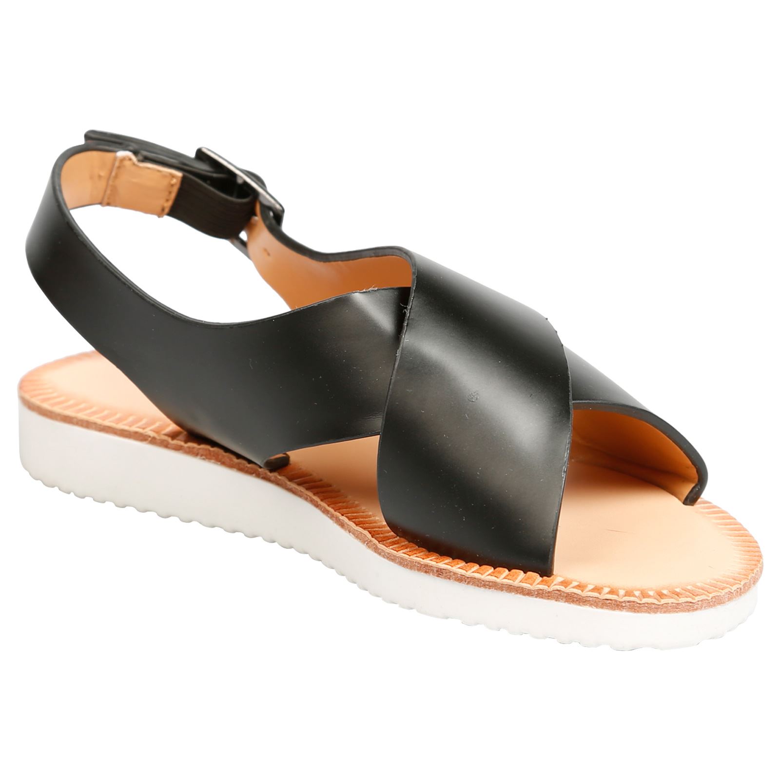 GIRLS KIDS CHILDRENS SANDALS SHOES PEEP TOE STRAPPY LOW HEEL CASUAL SUMMER SIZE