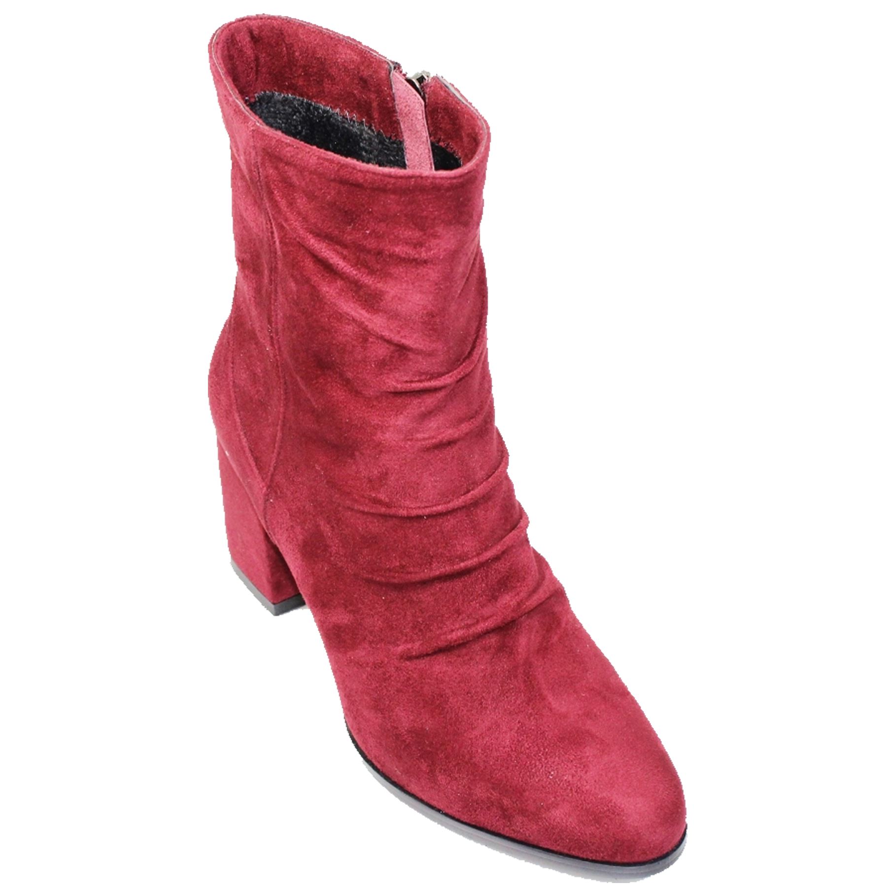 suede block boots