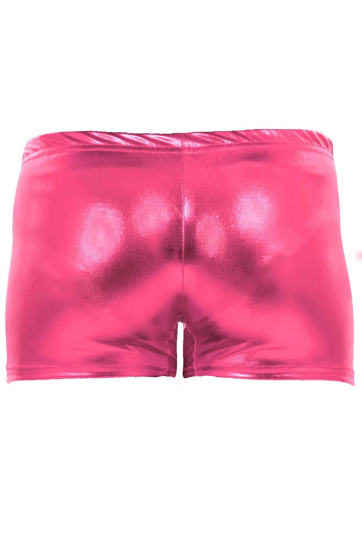 Girls Metallic Gymnastics Gym Dance Stretch Party Children/'s Hot Pants Shorts