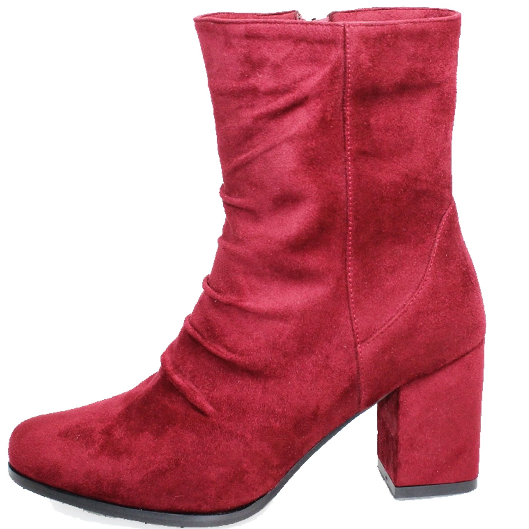 suede block boots