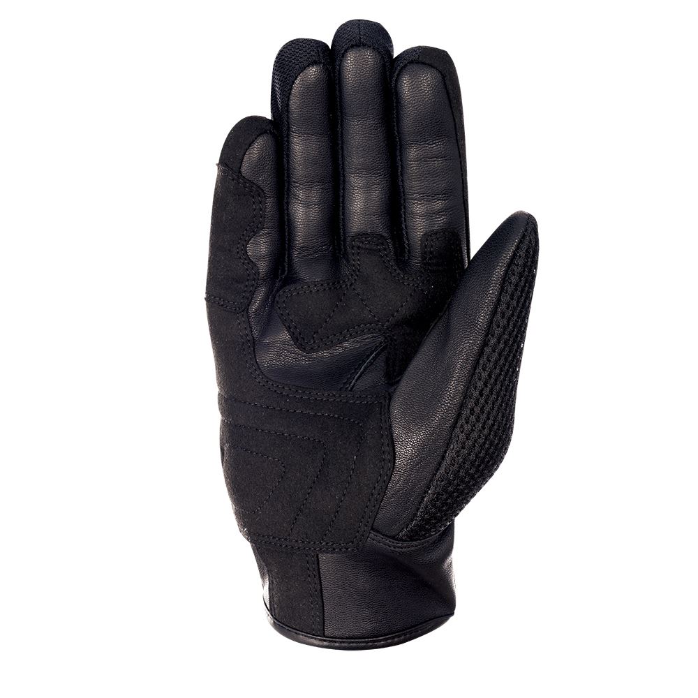 Oxford Brisbane Air Mens Short Vented Black Summer Motorbike Motorcycle Gloves