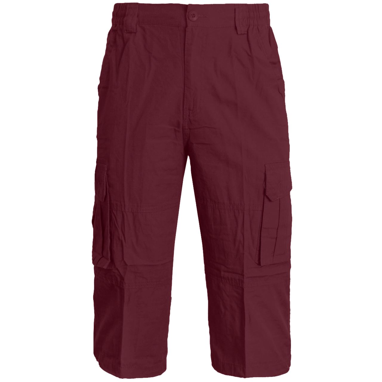NEW MENS SHORTS CARGO COMBAT ACTIVE WAIST SUMMER 100/% COTTON POCKETS 3//4 PANTS