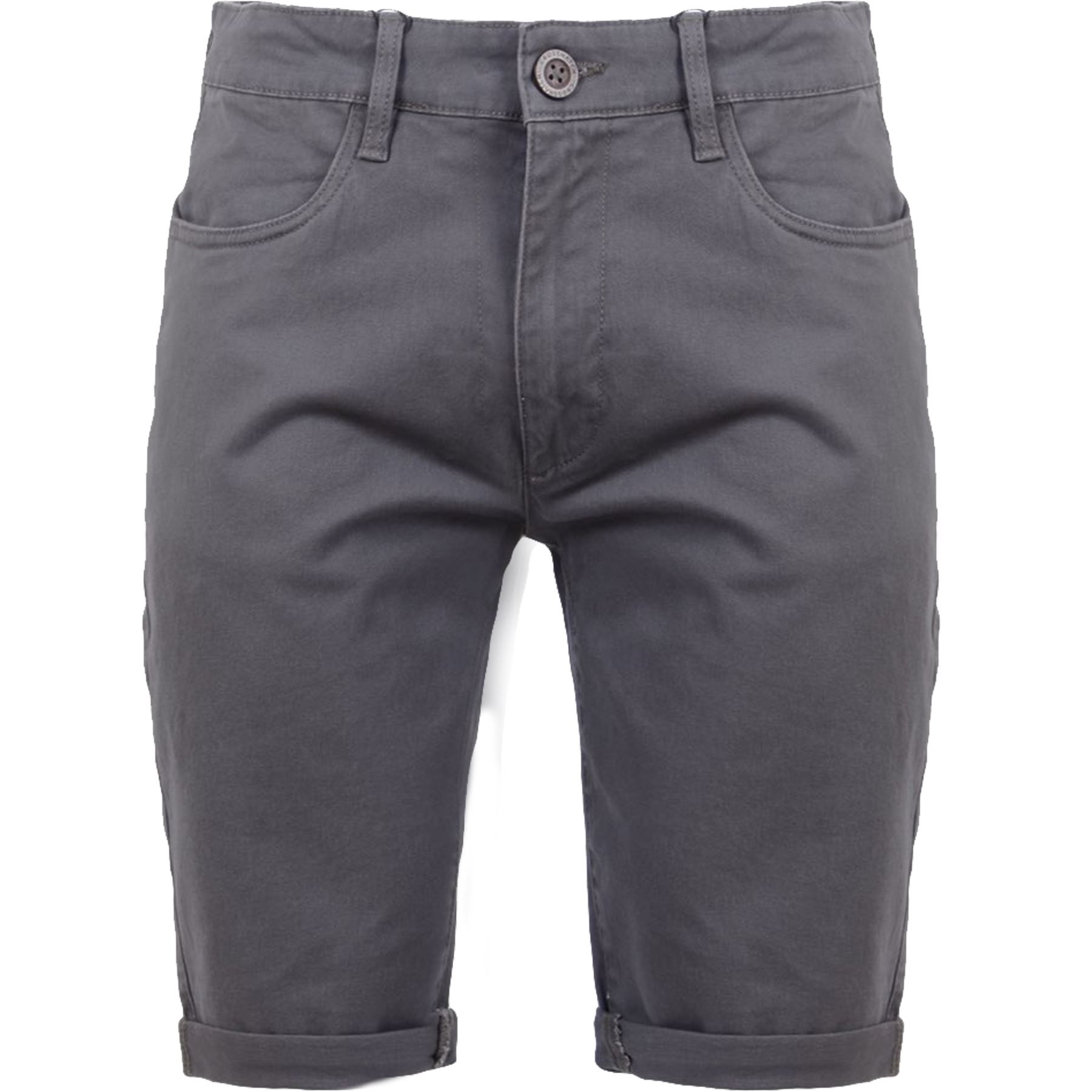 Mens Crosshatch Skinny Chino Slim Shorts Stretch Cotton Cargo Combat Half Pant