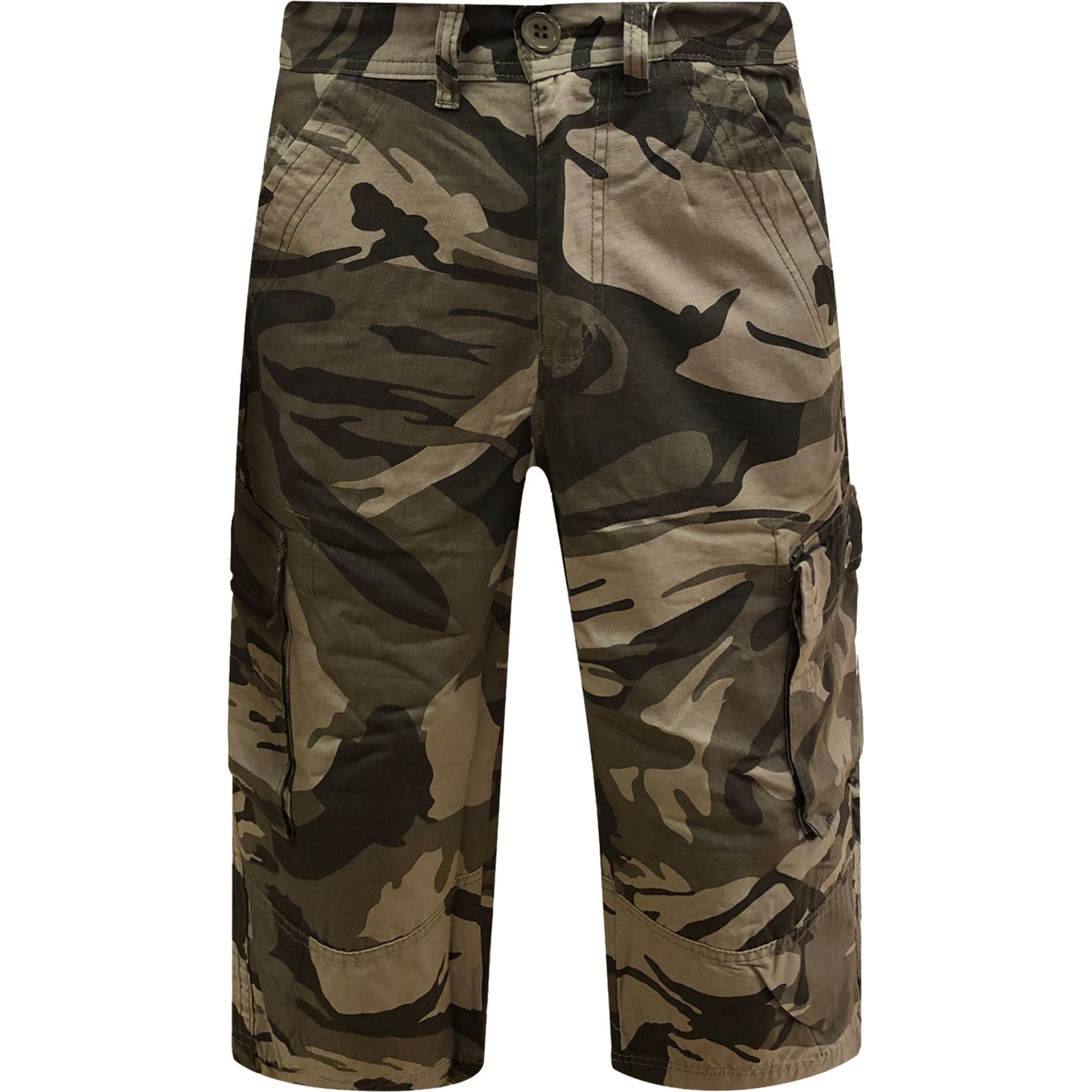 New Mens GAP Cargo Combat 3//4 Shorts Casual Summer Cotton Chino Smart Half Pants