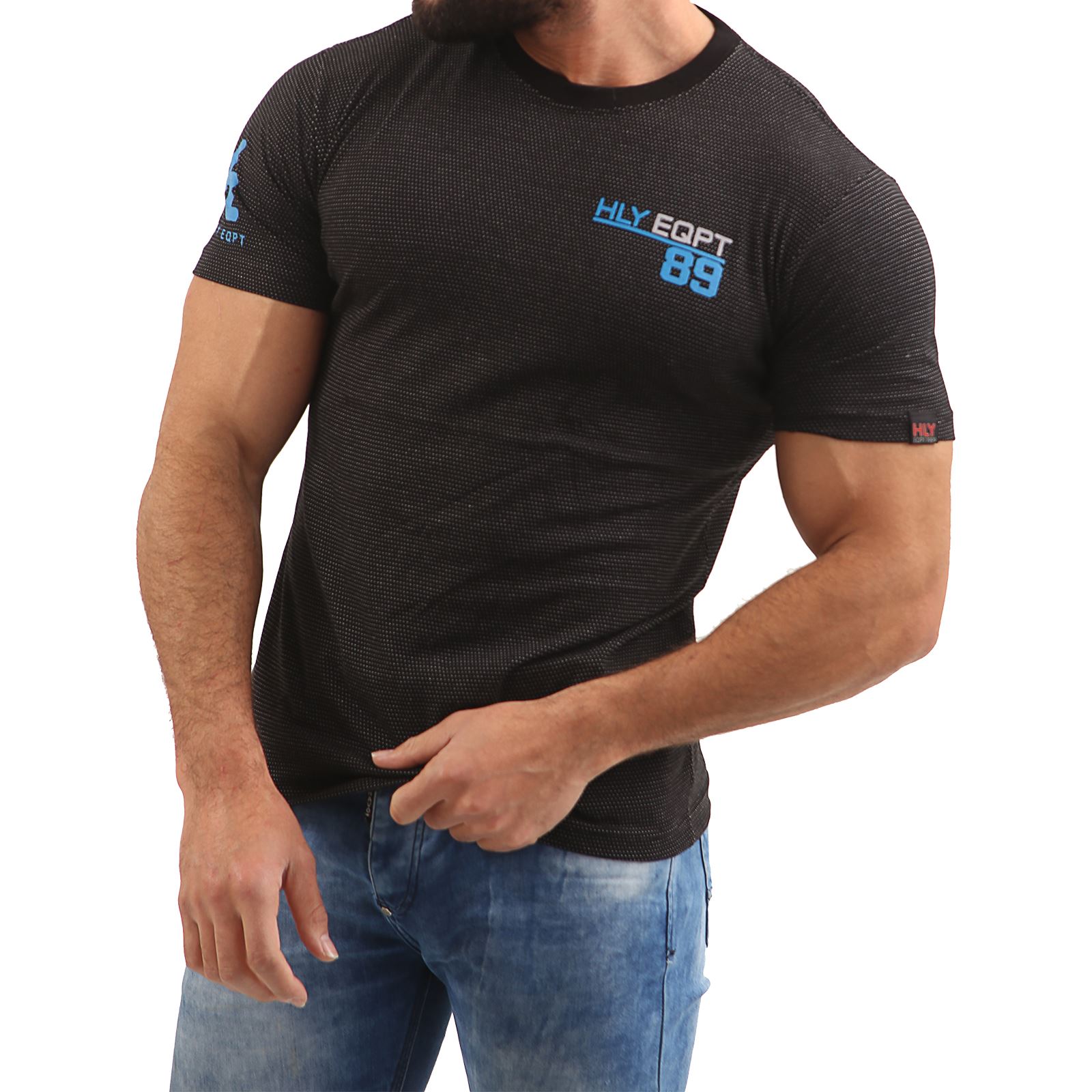New HLY Mens Designer T Shirt Short Sleeve Printed Casual Summer Fashion Tee Top