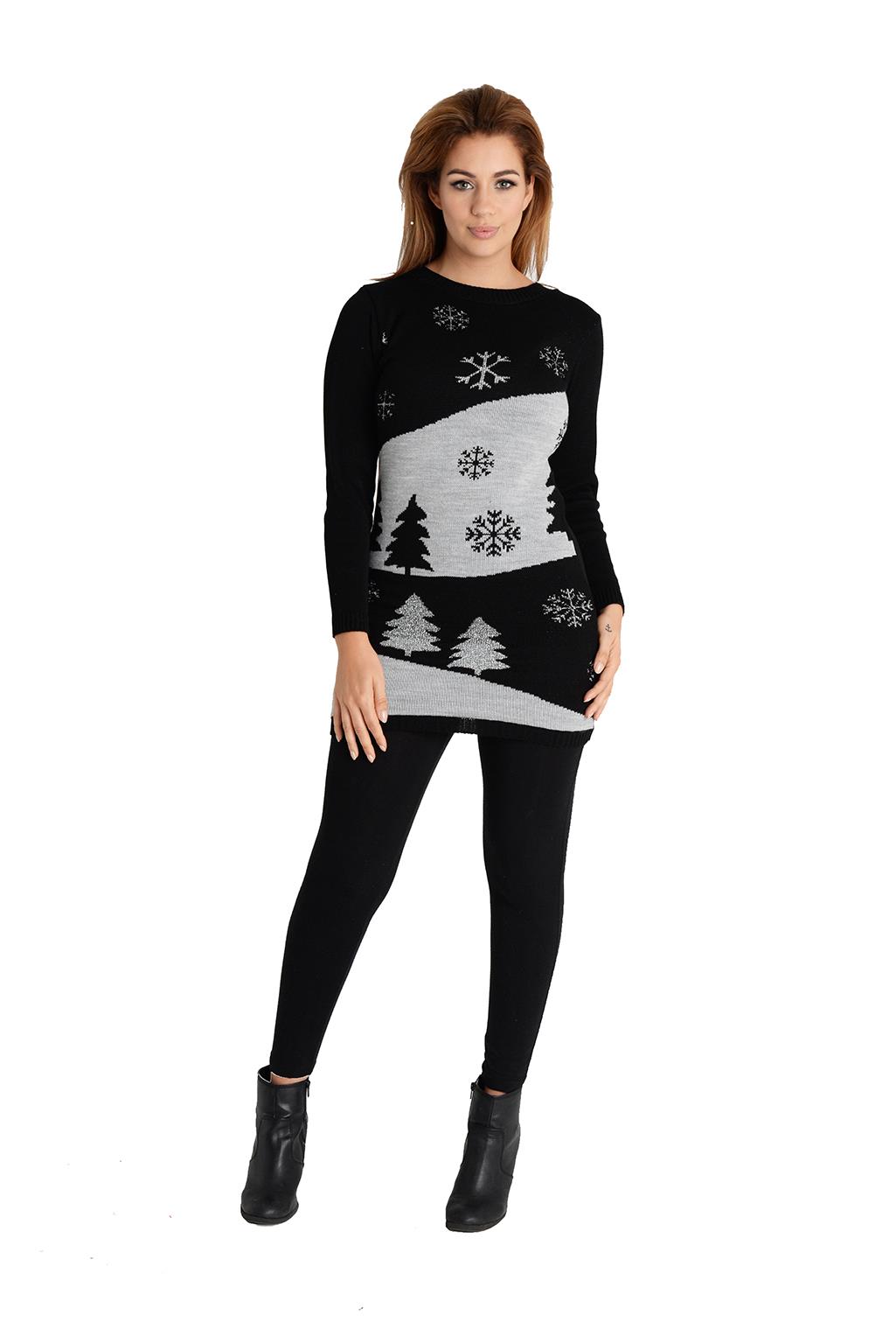 Men Women Santa Xmas Christmas Novelty Fairisle Retro Jumper Sweater 2019 Design
