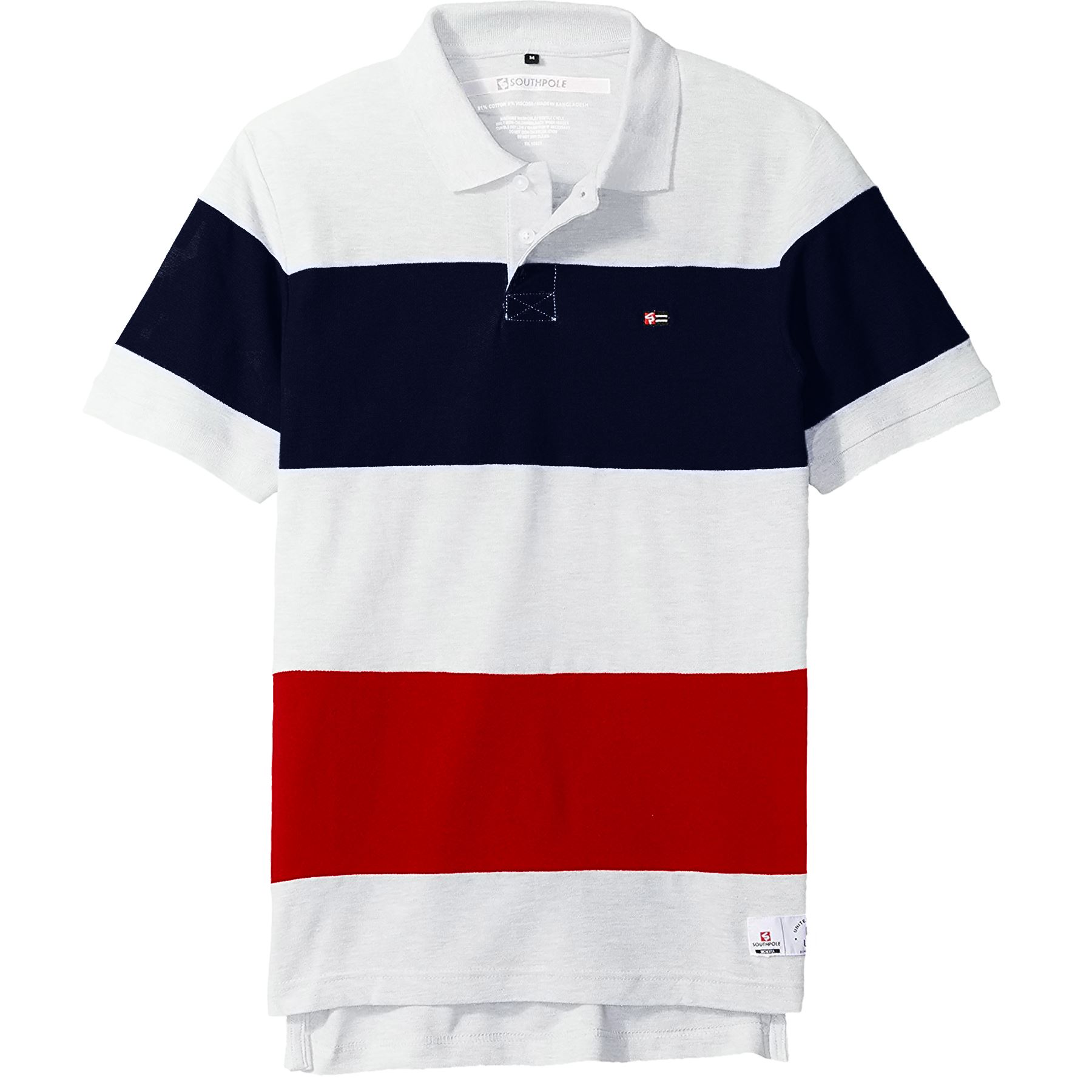 New Mens Pique Polo T Shirt Short Sleeve Cotton Contrast Panel Big Size S-5XL