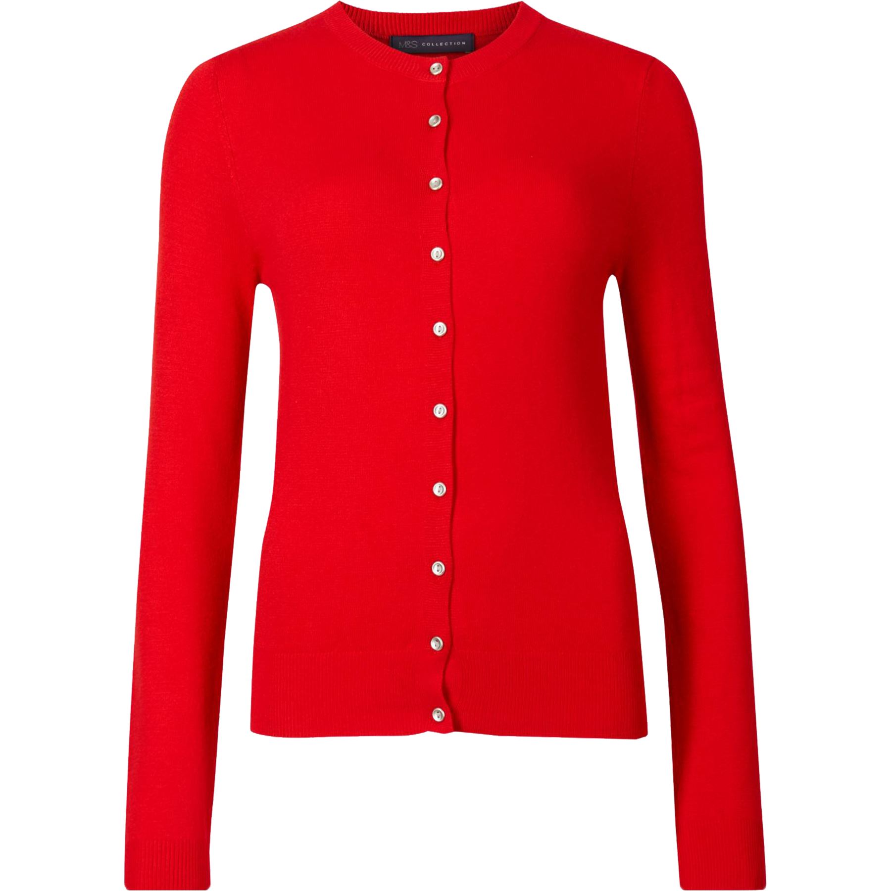 M/&S Donne Ragazze Bottoni Cardigan Lavorato a Maglia scollo tondo manica lunga Tops