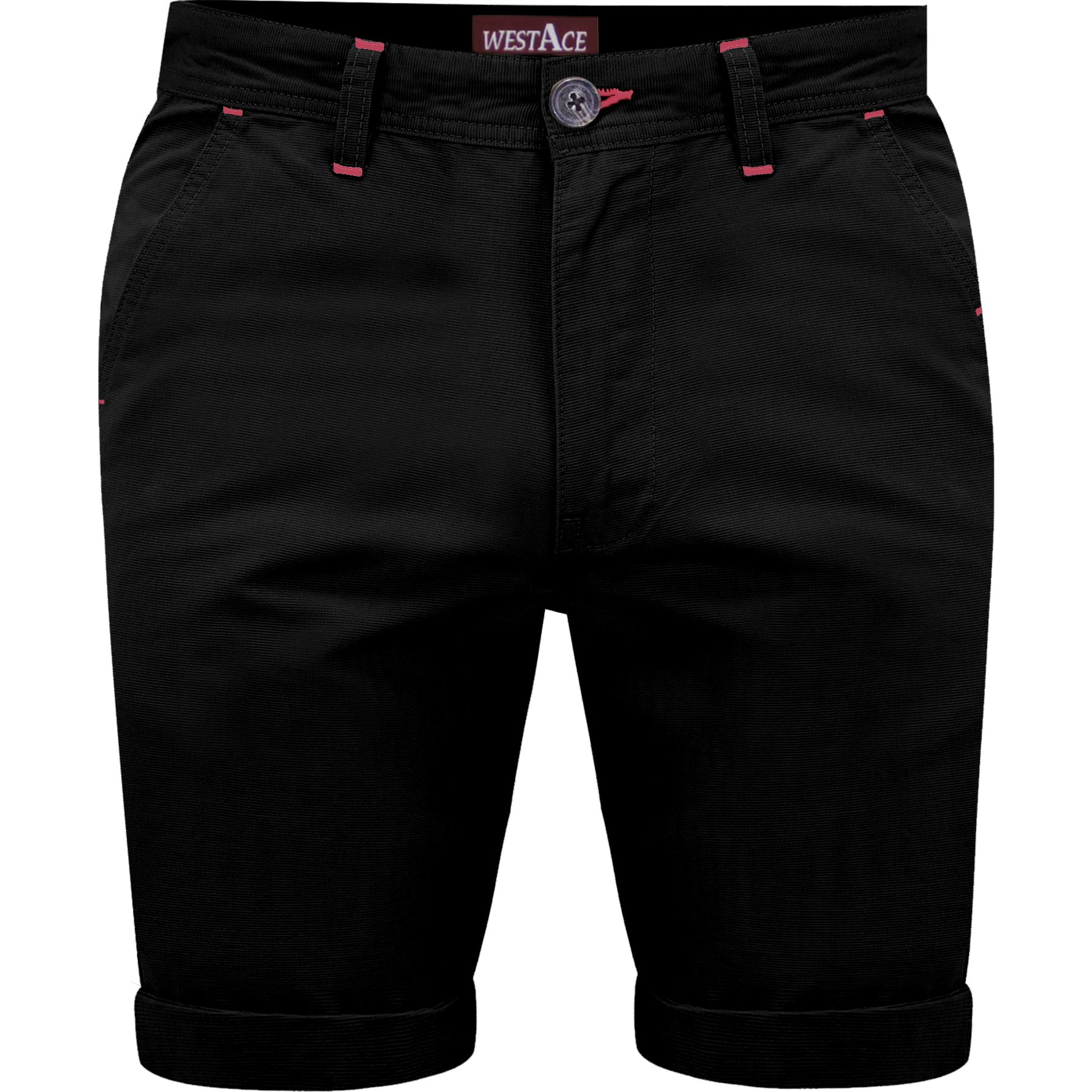Mens 2 Pack Chino Shorts Cotton Multi Pack Half Pant Casual Gift Set Designer