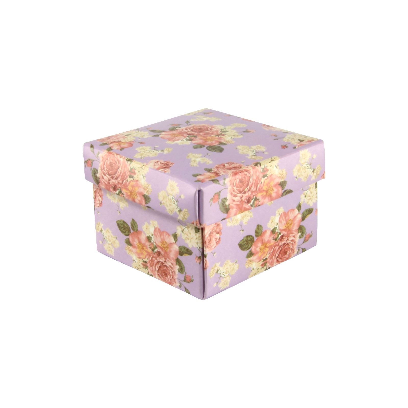 Vintage Flower Print Premium Double Sided Favour and Trinket Boxes Wedding