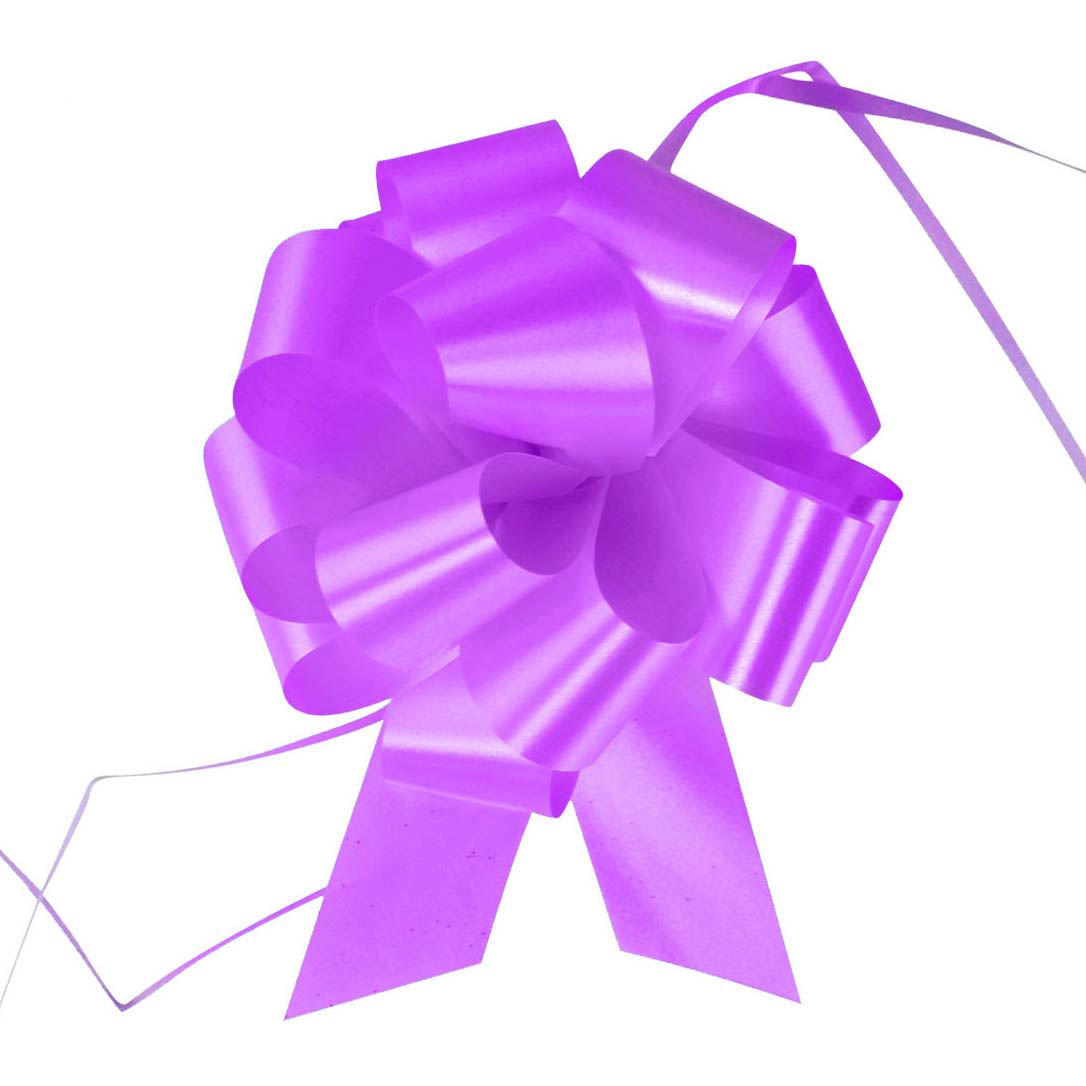 18mm 30mm 50mm-Fiorista Nastro pullbows Auto Matrimonio pon pon 10x PP Fiocchi Pull