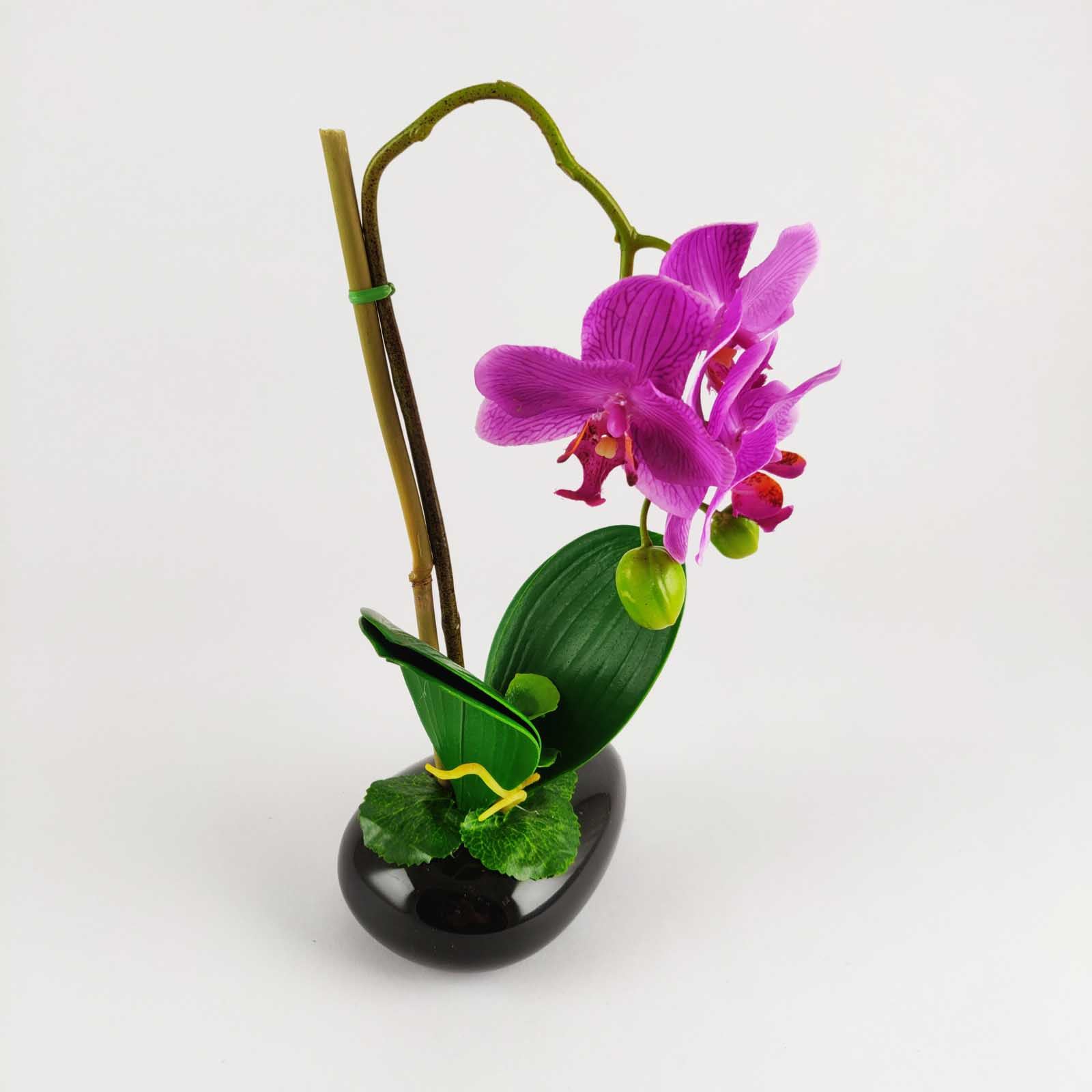PREMIUM QUALITY HOME DECOR GIFT Artificial Pre-Potted Real Touch Orchid Plants