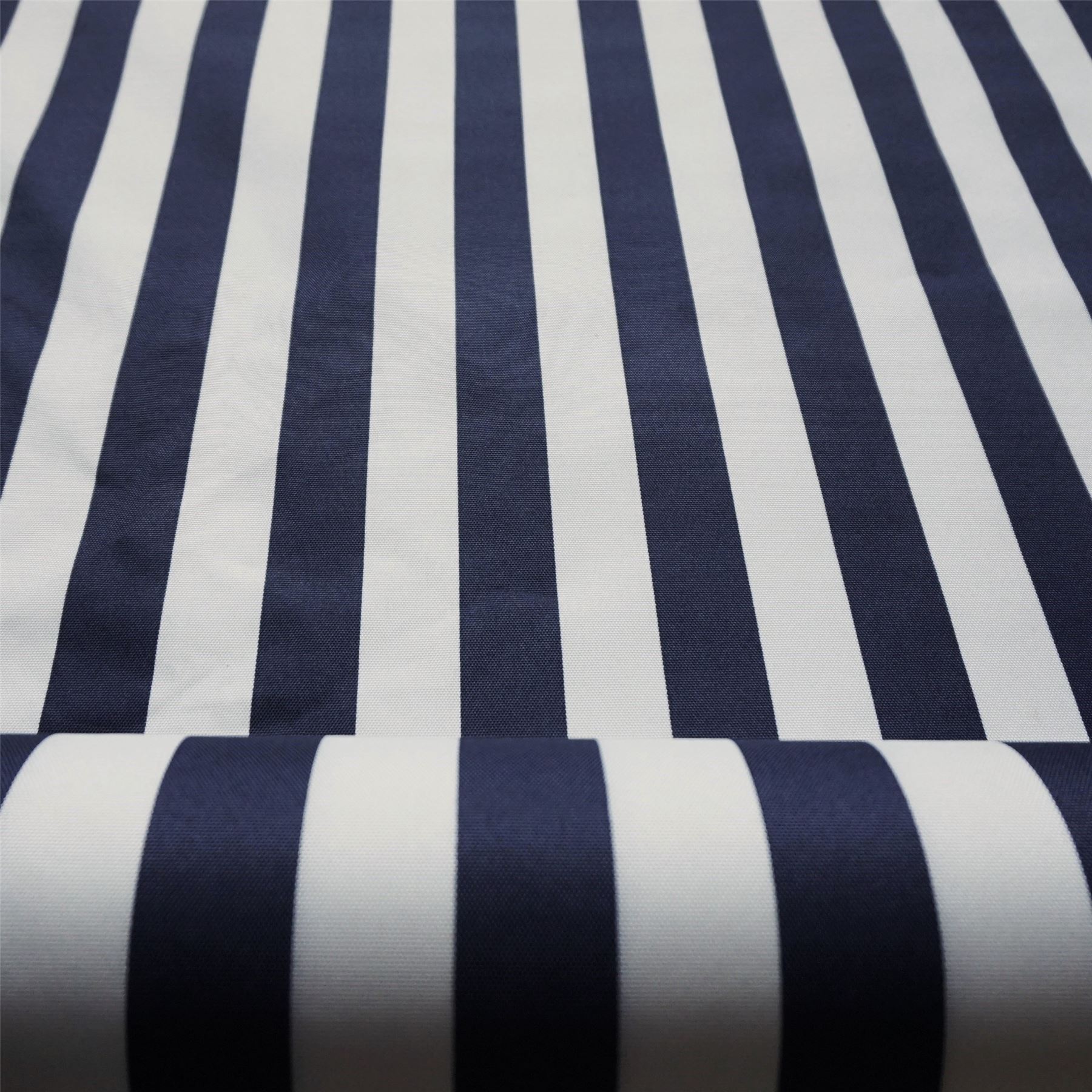 Candy Cart etc Water Resistant 35mm Stripe Canvas Fabric Per Metre Outdoor
