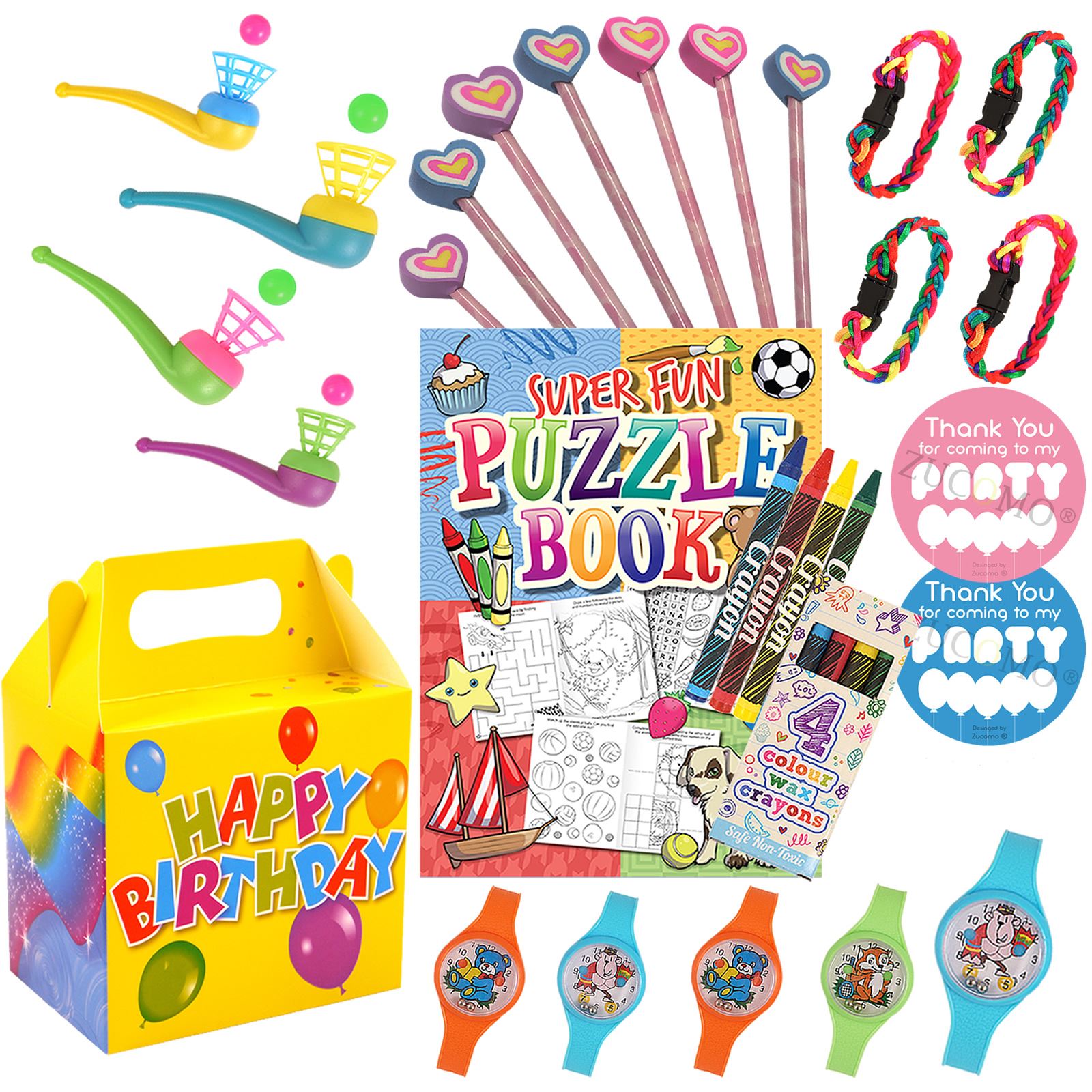 Kids Wedding Activity Pack Childrens Pre Filled Party Bags Boxes For Boys Girls