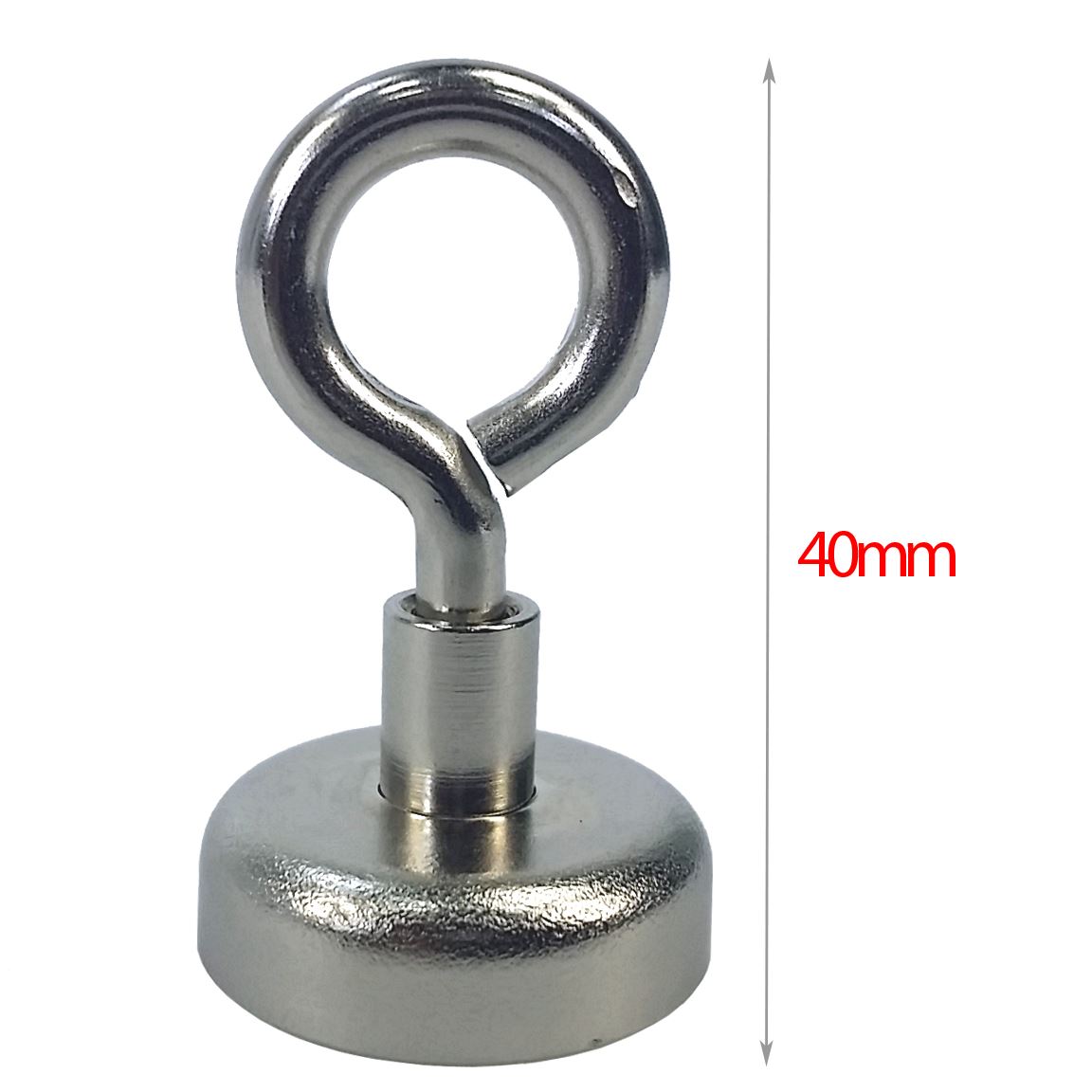 Hook /& Eyebolt Clamping N50 Neodymium Magnet Set 25mm Diameter Magnet.