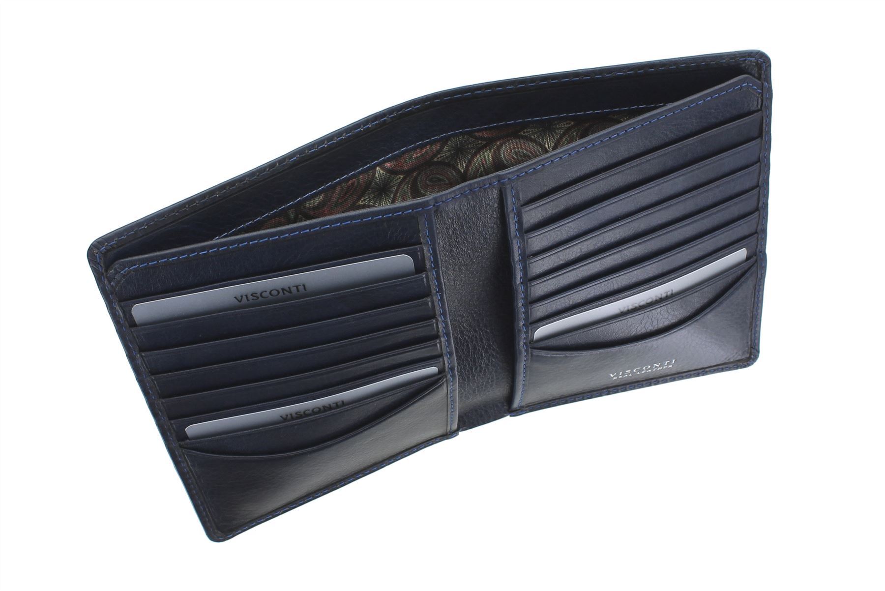 RFID Protected CR93 Visconti Croco Collection PREDATOR Leather Jacket Wallet
