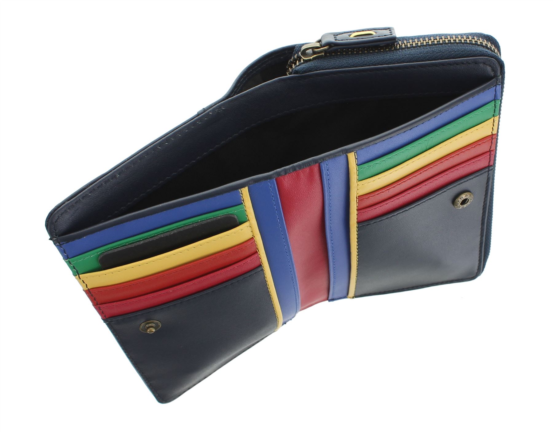 Tula VIOLET Collection Ladies Leather Multi Coloured Purse 7478