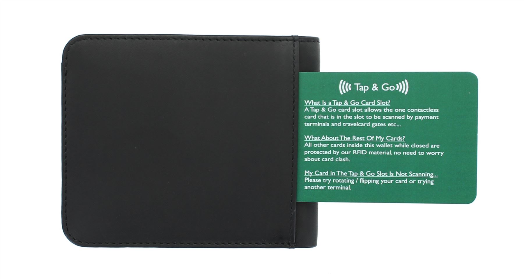 Visconti Slim Collection Trim Leather Wallet with RFID and Tap and Go VSL35