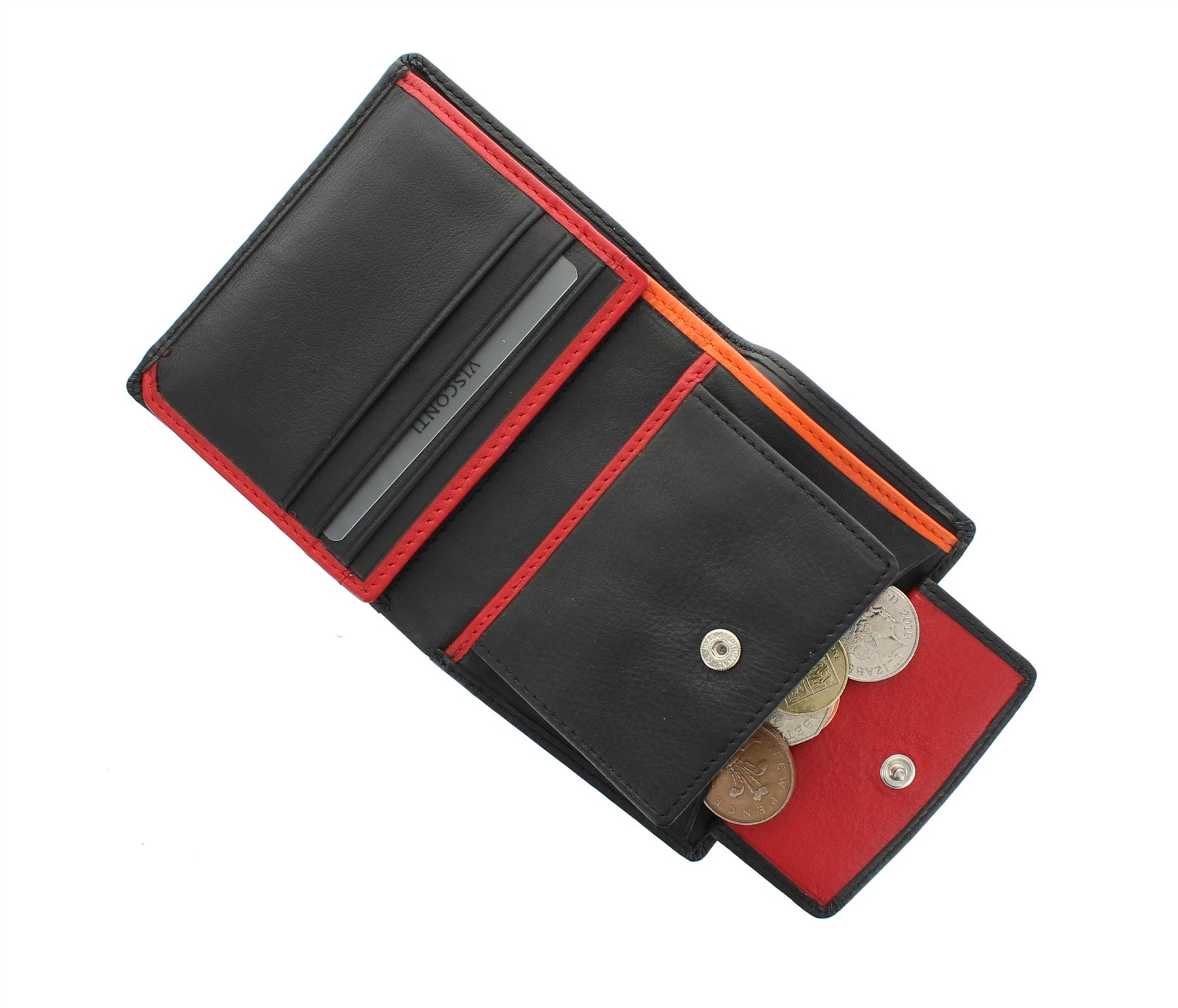 Visconti BOND Collection Dr NO Compact gents Portefeuille en cuir BD22