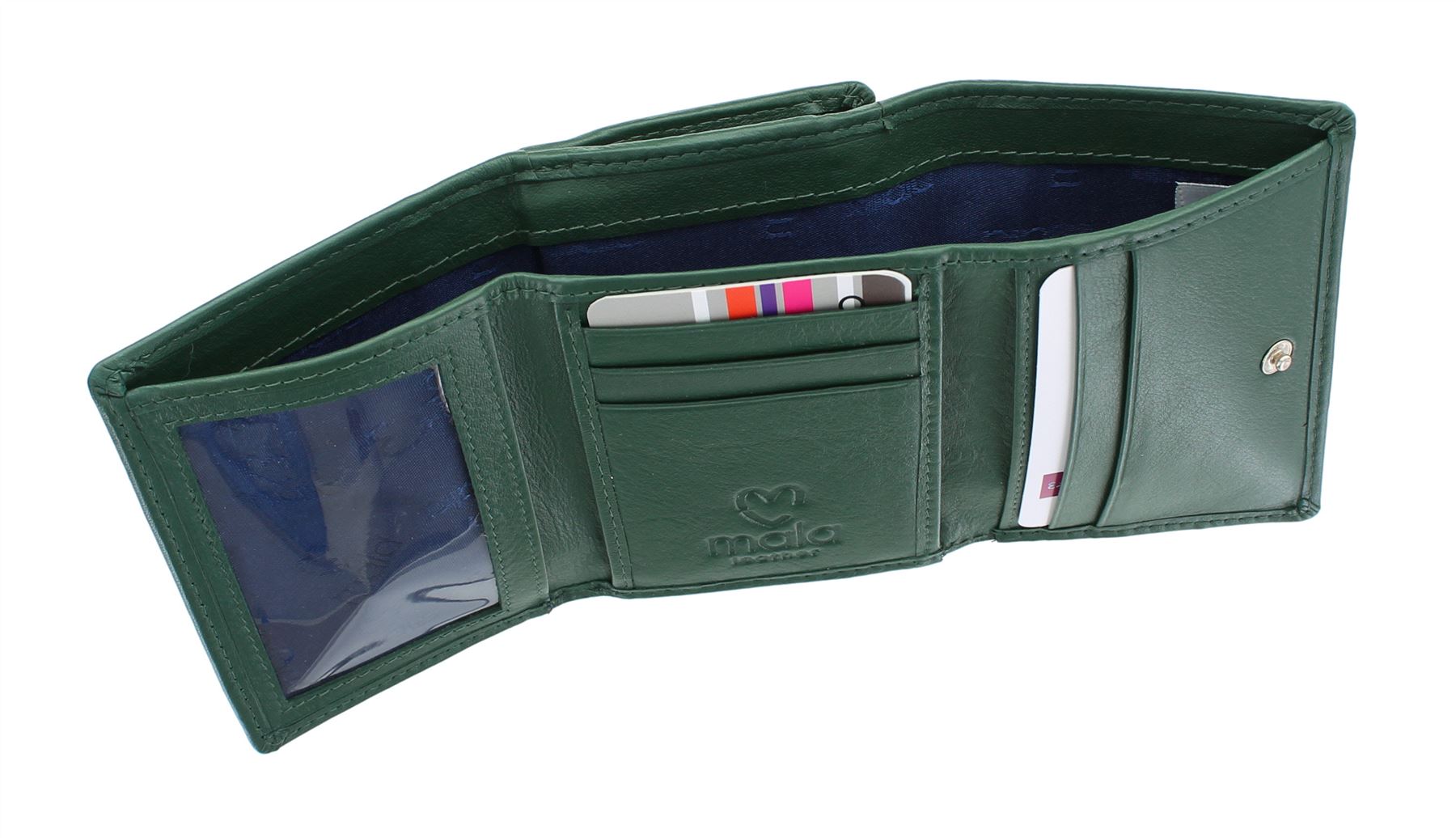 Mala Leather origine COLLEZIONE Pochette in pelle compatto con protezione RFID 3273 /_ 5