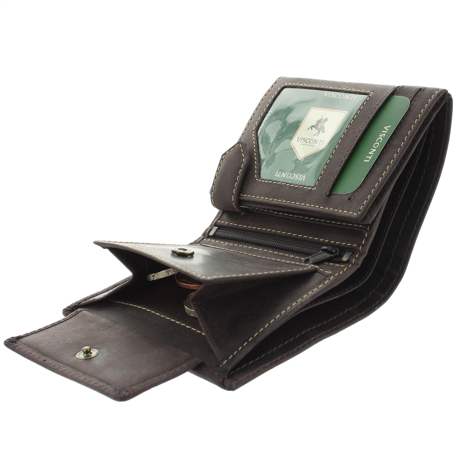 Visconti Oiled Leather SPEAR Wallet 708