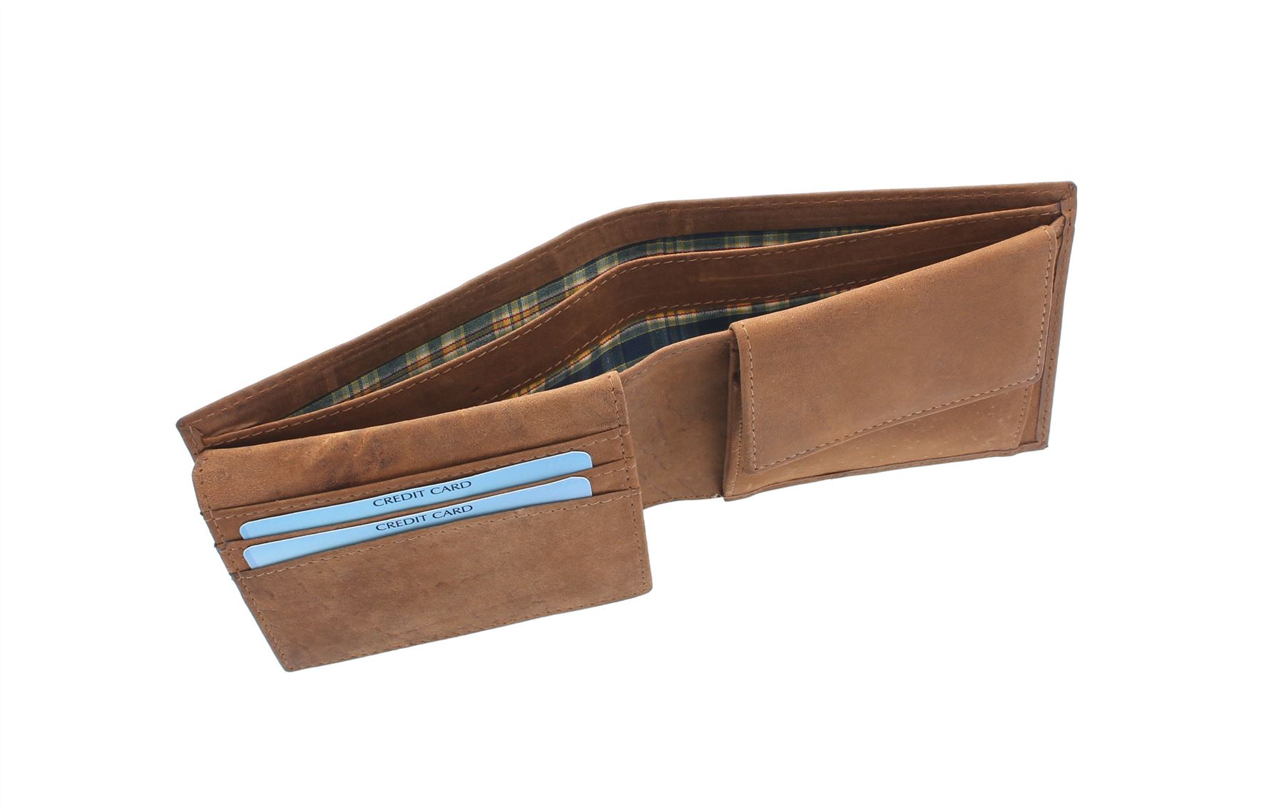 Florentino in pelle in pelle effetto invecchiato SIROCCO Collection Bi-Fold Wallet 4112